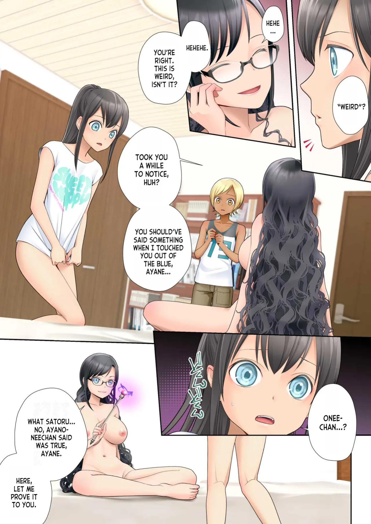 [Hairu Nukemichi (Joushi, Arubento)] Watashi swap Ore ~Kinjo no Sukebe na Itazurakko to Karada o Irekaerareta Watashi~ [desudesu]