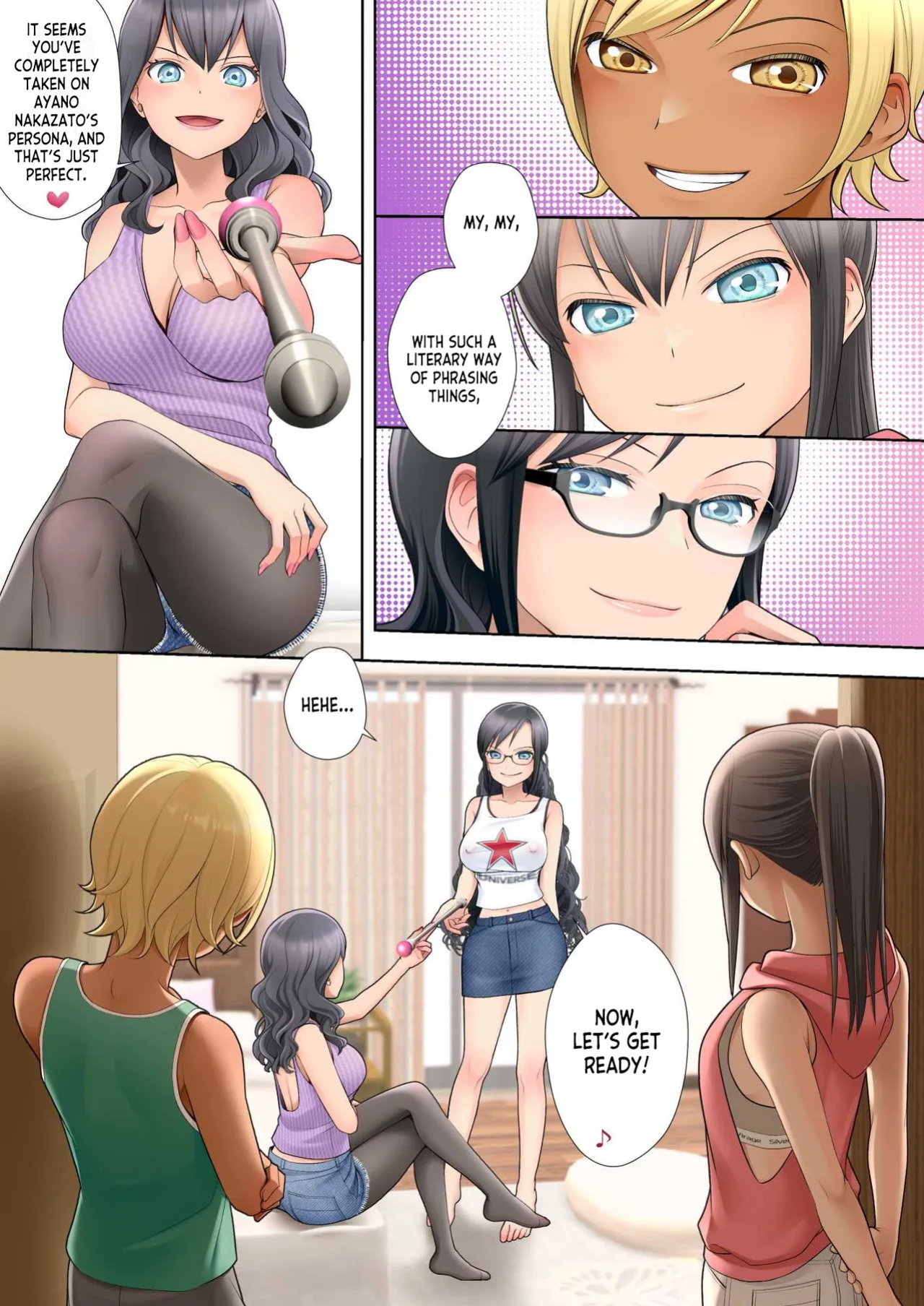 [Hairu Nukemichi (Joushi, Arubento)] Watashi swap Ore ~Kinjo no Sukebe na Itazurakko to Karada o Irekaerareta Watashi~ [desudesu]