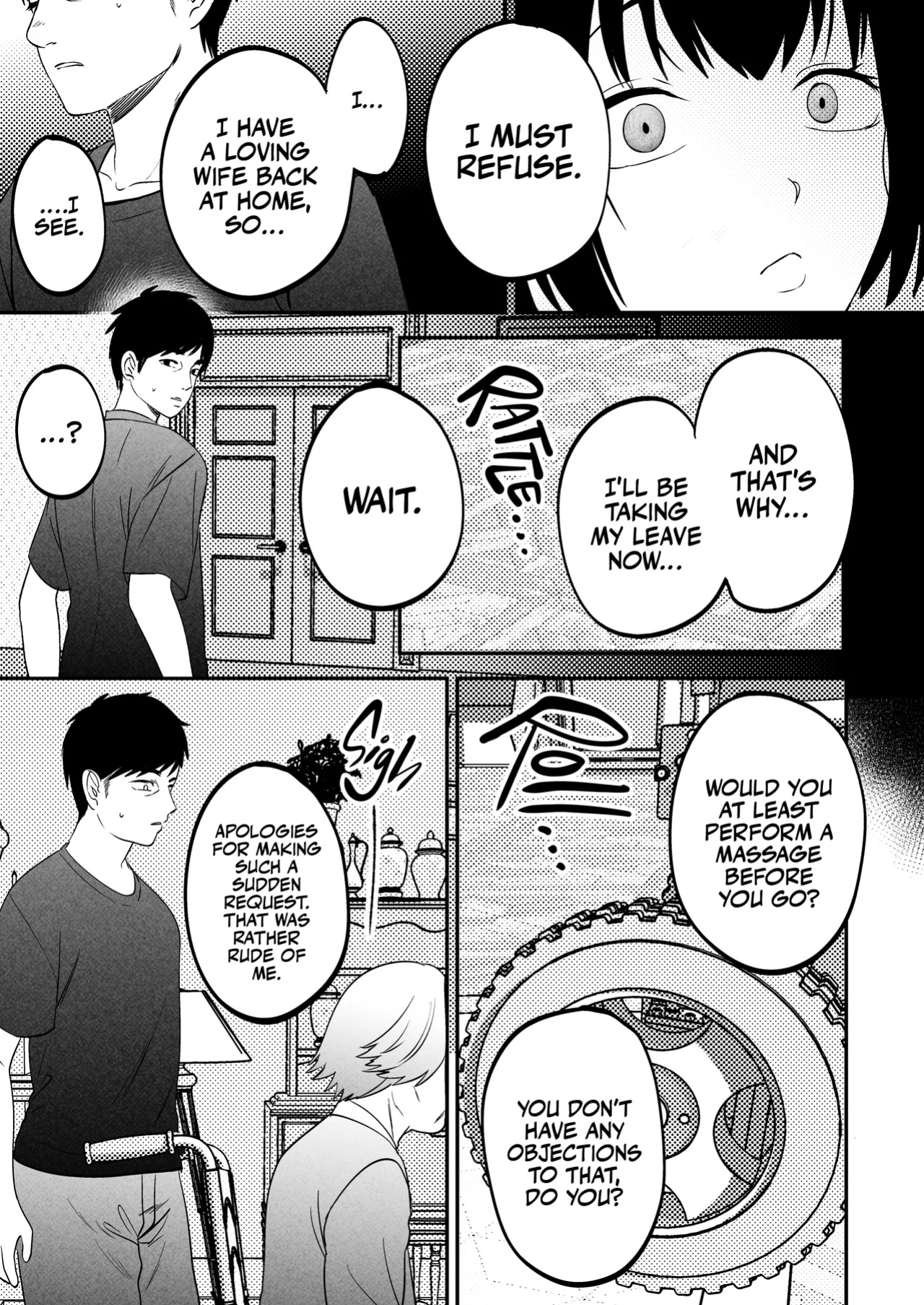 [Manmaya (Same Manma)] Seitaishi ~Watashi no Tsuma o Daitekure~ | The Sexual Therapist ~Please Sleep with My Wife~ [korafu]