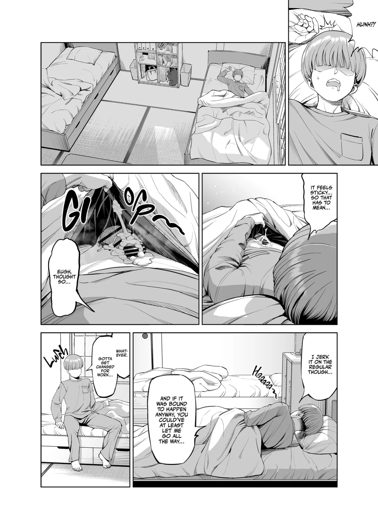 [R Koubou (Ruzi)] Yokkyuu Fuman na Share House no Juunin Otagai Seiyoku Tsuyoi node Souiu Kankei ni Nacchaimashou ka | Frustrated Share House Residents - Why don't we just get together since we're both horny? [korafu]