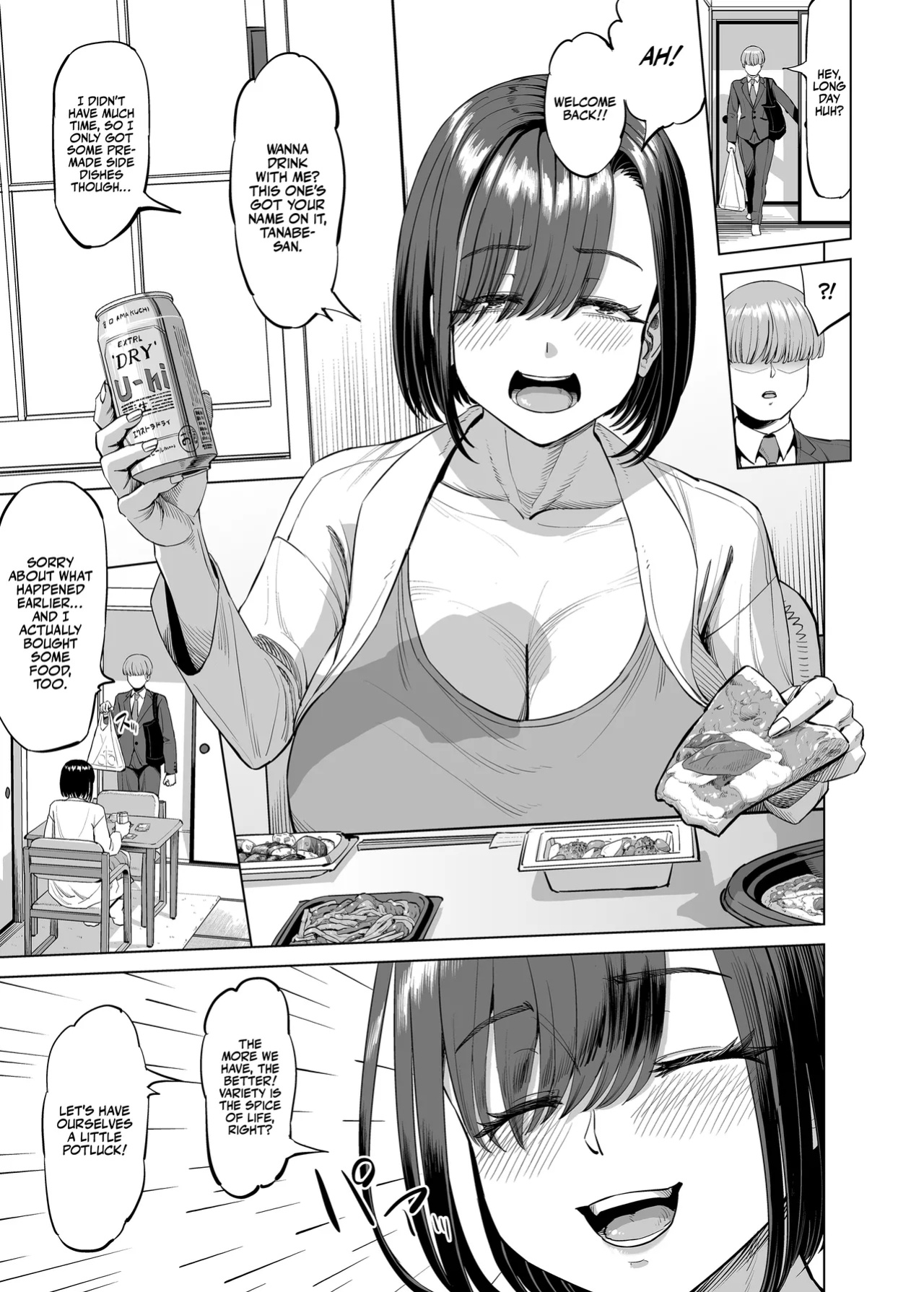 [R Koubou (Ruzi)] Yokkyuu Fuman na Share House no Juunin Otagai Seiyoku Tsuyoi node Souiu Kankei ni Nacchaimashou ka | Frustrated Share House Residents - Why don't we just get together since we're both horny? [korafu]