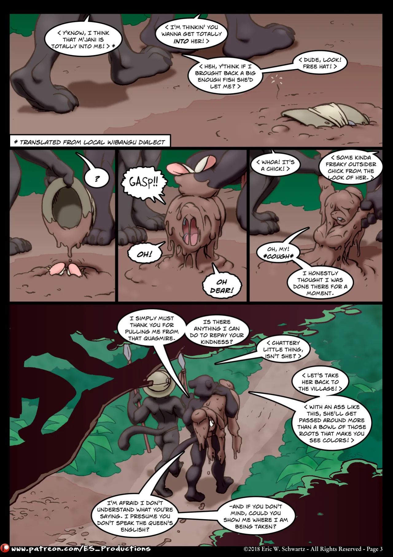 [Eric W. Schwartz] The Misadventures of Jane Cottontail: Chapter 1 - That Sunken Feeling