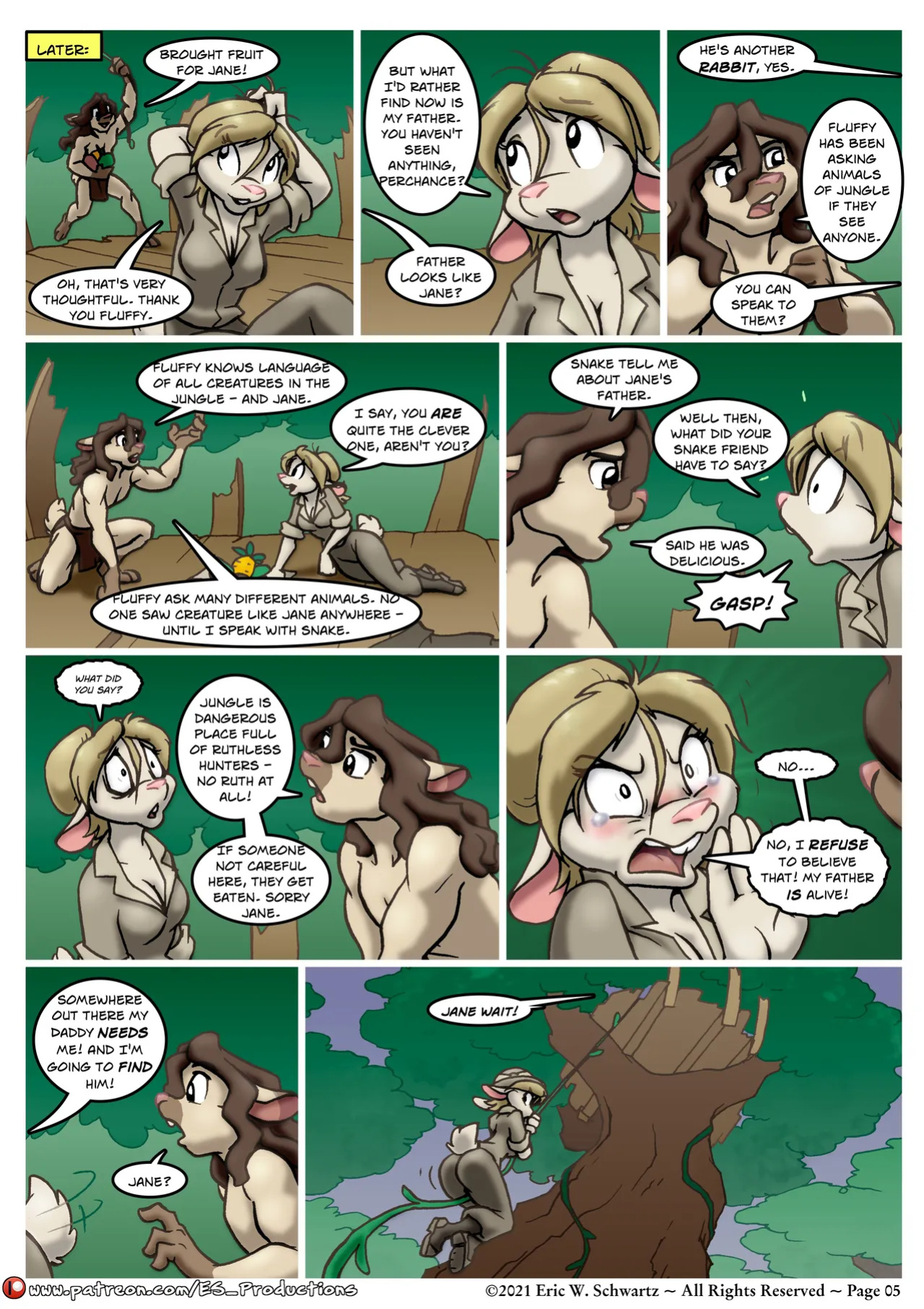 [Eric W. Schwartz] The Continuing Misadventures of Jane Cottontail: Chapter 2 - And Fluffy