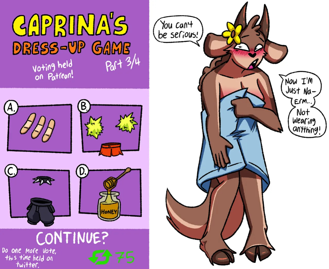 [Deerkid] Caprina's Dress-Up Game