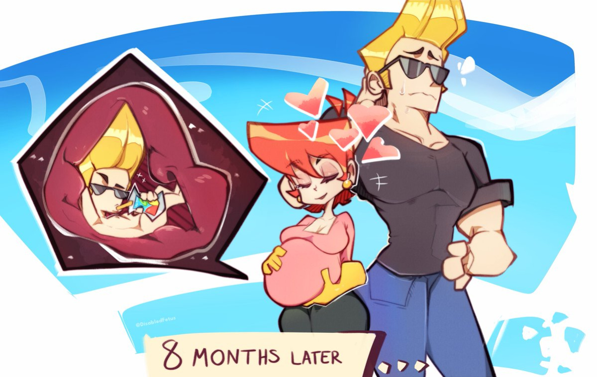 [DisabledFetus] Dad's Trophy (Johnny Bravo x Dexter's Mom series)