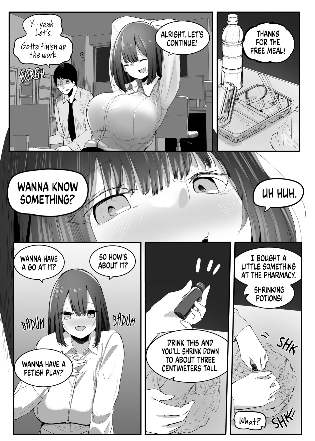 [Marushamo] Ore no Seiheki ga Kouhai ni Baretara Kouhai mo Onaji Seiheki datta | She Knows My Sexual Secret