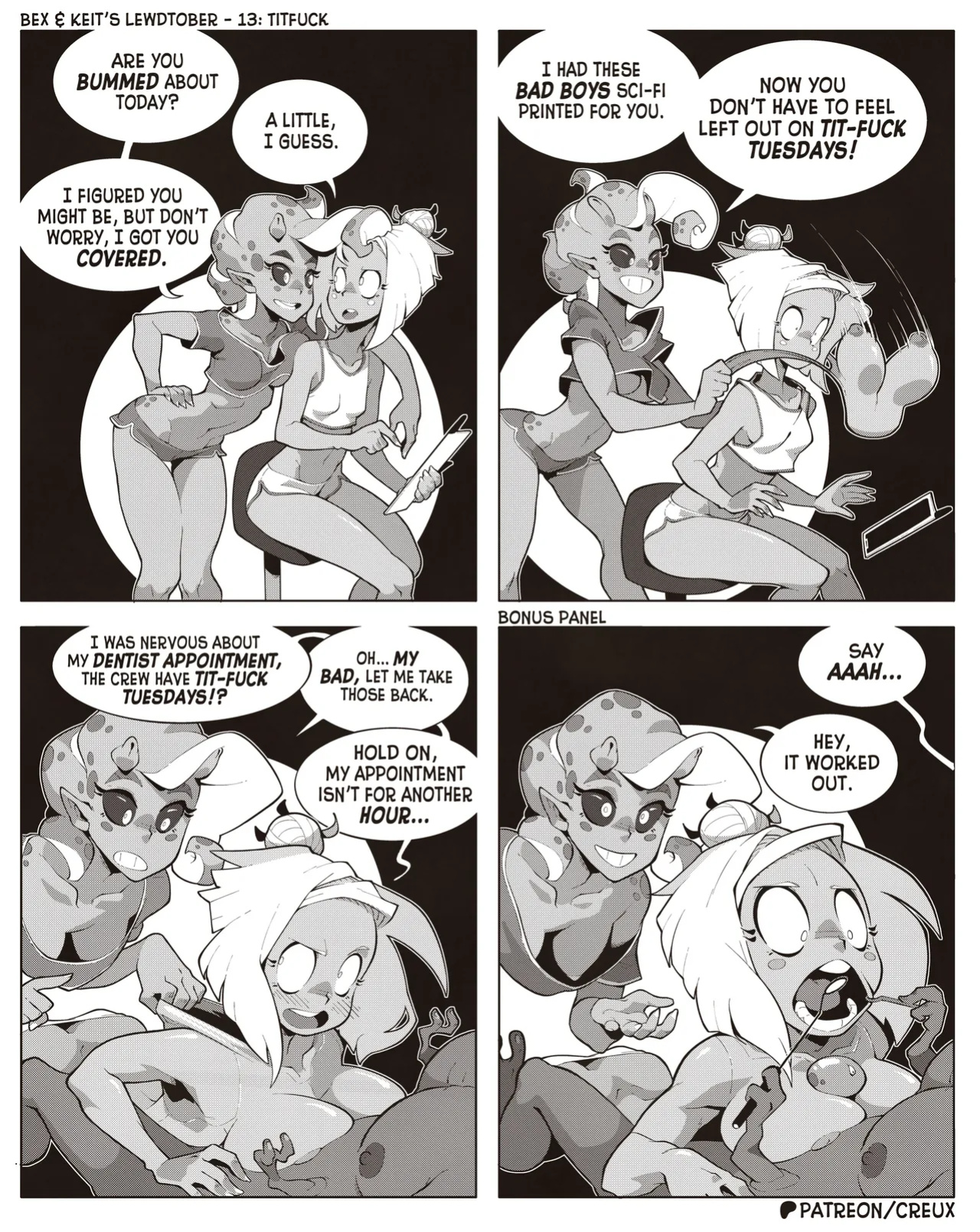 [Creux] Bex & Keit's Lewdtober 2024 + Extras