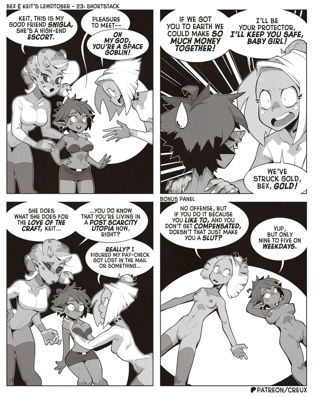 [Creux] Bex & Keit's Lewdtober 2024 + Extras