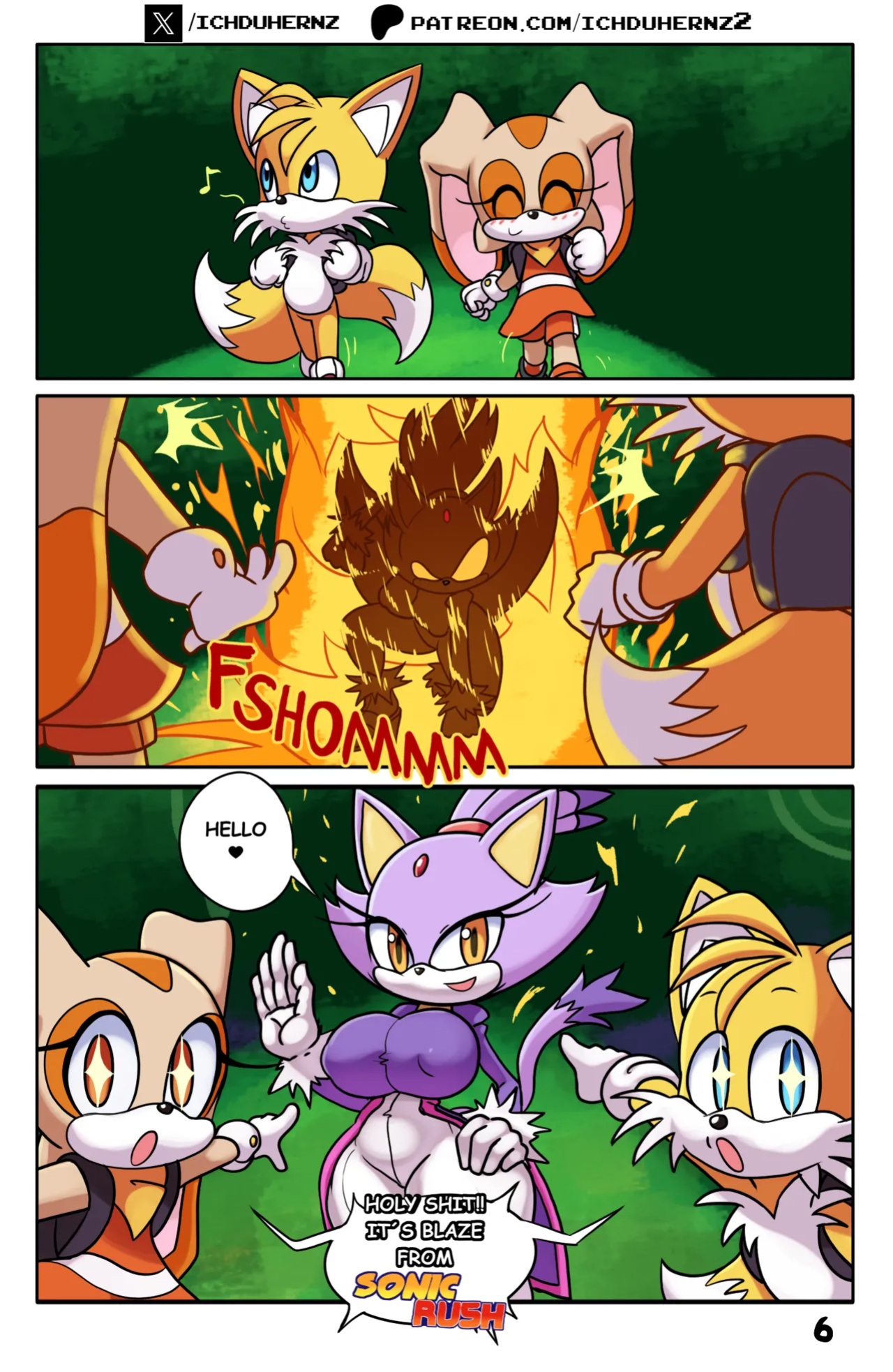 [Ichduhernz] Tails Rush'd: Blazy Mix