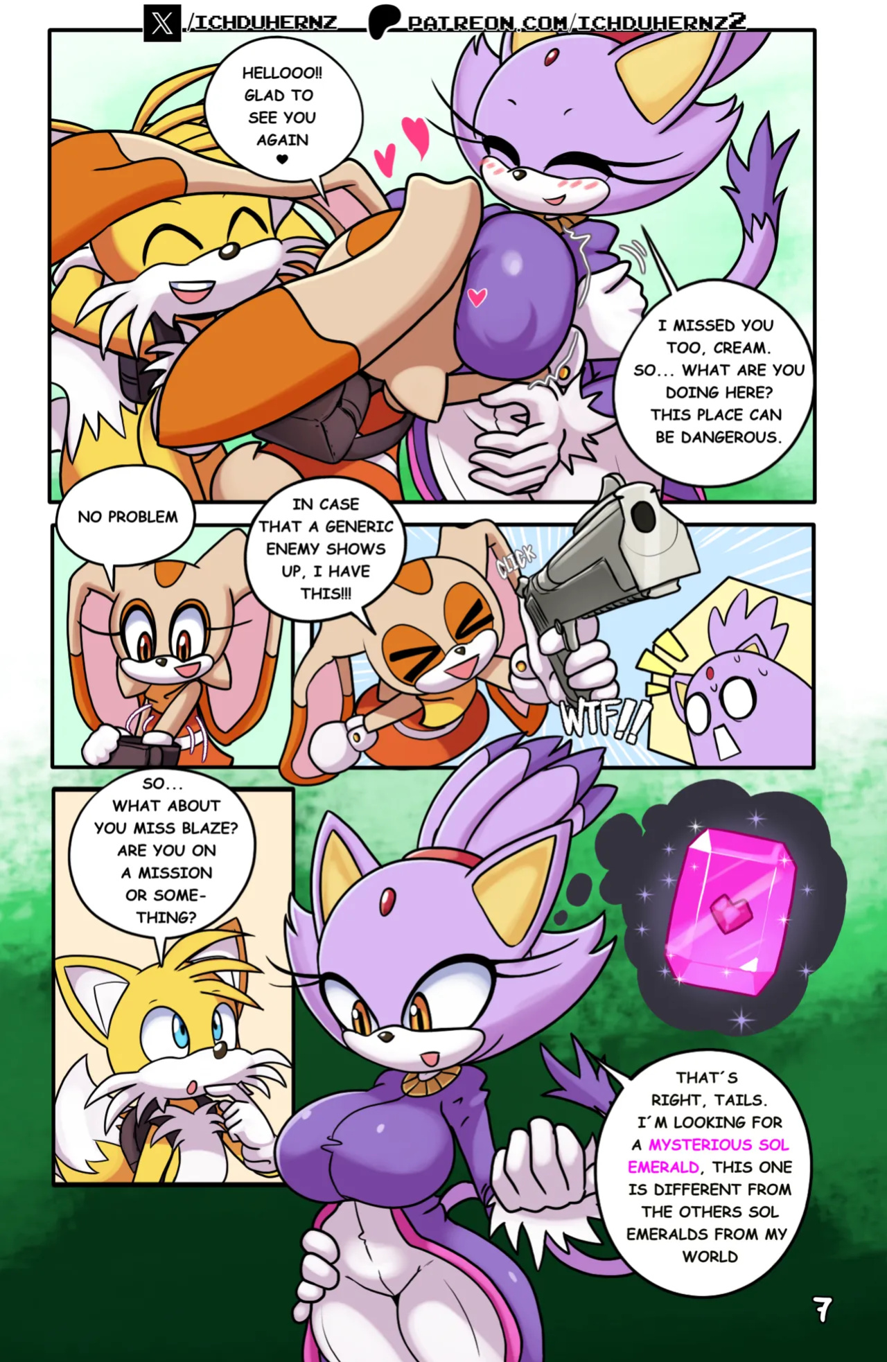 [Ichduhernz] Tails Rush'd: Blazy Mix