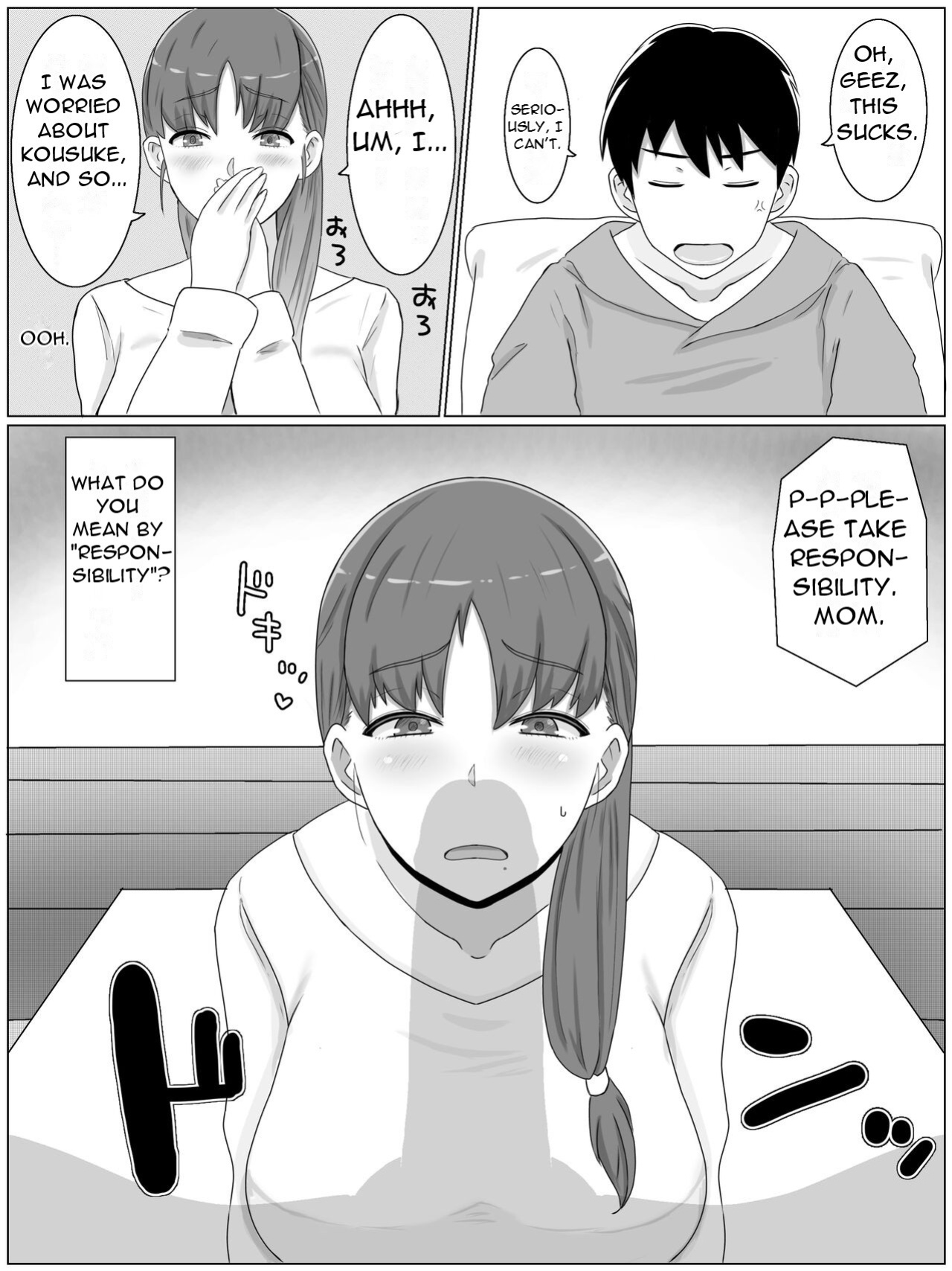 [Saimonke] Kaa-san to Shitai Koto ~ Musuko no Kodane de Haramu Kyonyuu Haha [DarklordMTLs]