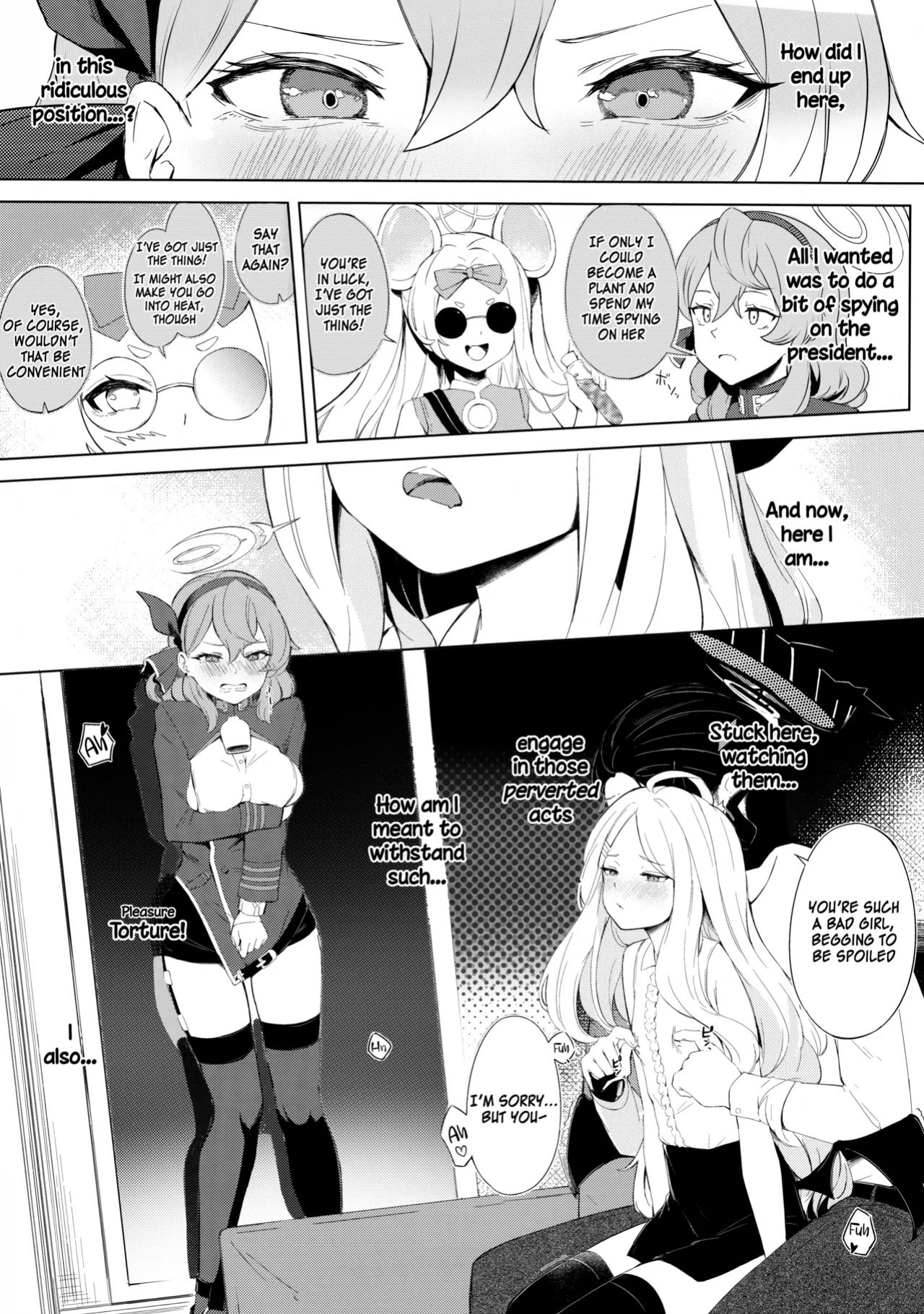 (C103) [Funiai-Ice (Funiai Riko)] Fuukiiin Kaishitsu nite Amaenbo Iinchou to Muttsuri Gyouseikan to - In the Prefect Office, with the Spoiled President and the Dishonest Admin (Blue Archive) [SDF]