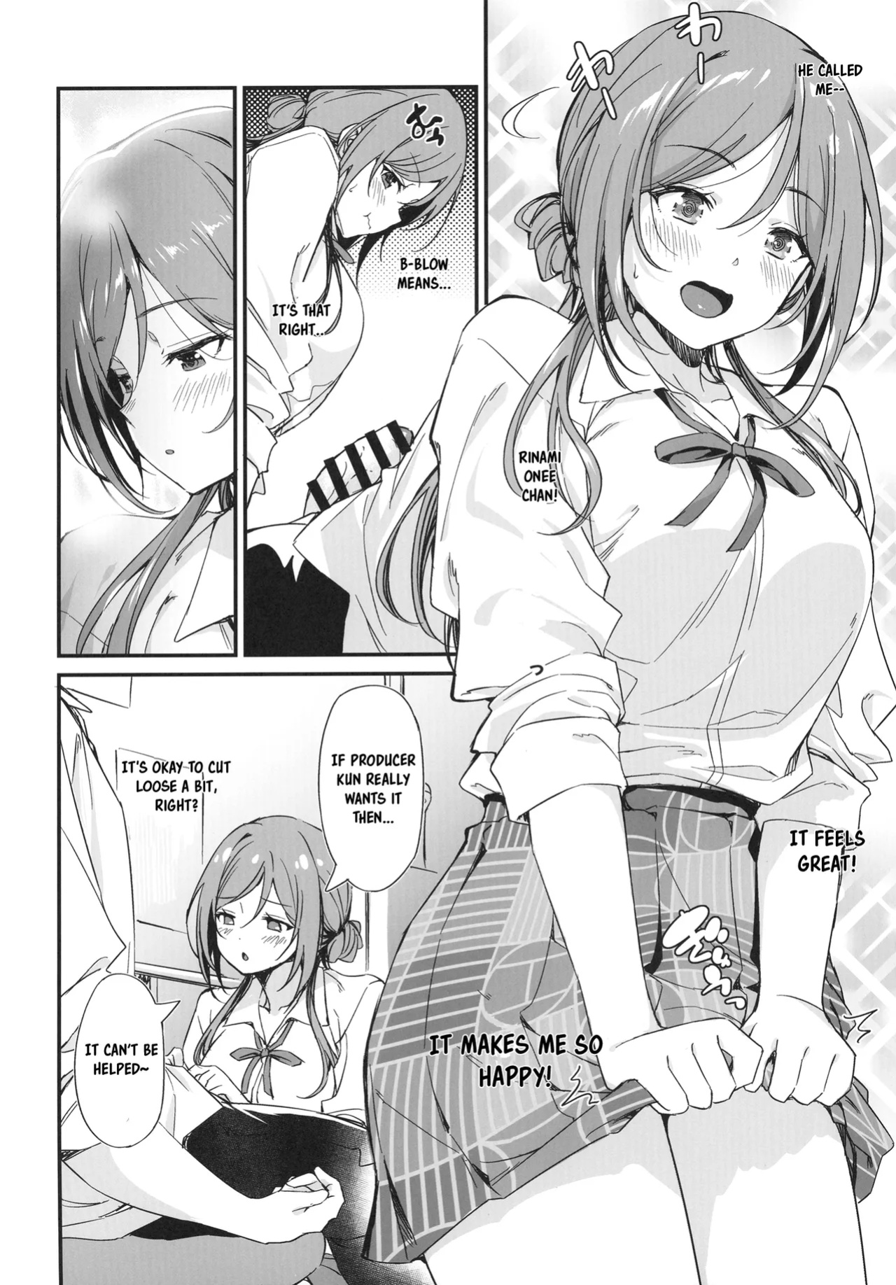 [AERODOG (inu)] Ecchi na Koto wa Rinami Onee-chan ni Makasenasai! | Leave the lewd stuff to Rinami Oneechan! (Gakuen IDOLM@STER)