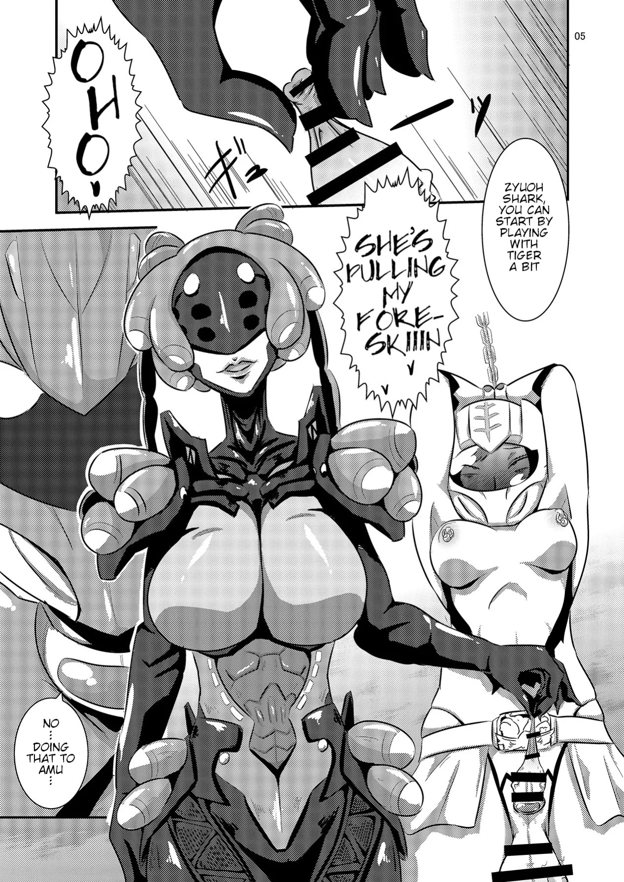 [Mugen Mountain (Buster)] Doubutsu Sentai Heroine Futanari Kaizou Kairaku Ochi Game 2 (Doubotsu Sentai Zyuohger)