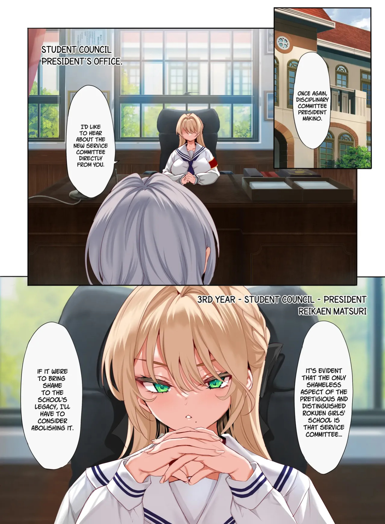 I'm the only guy in all-girl school