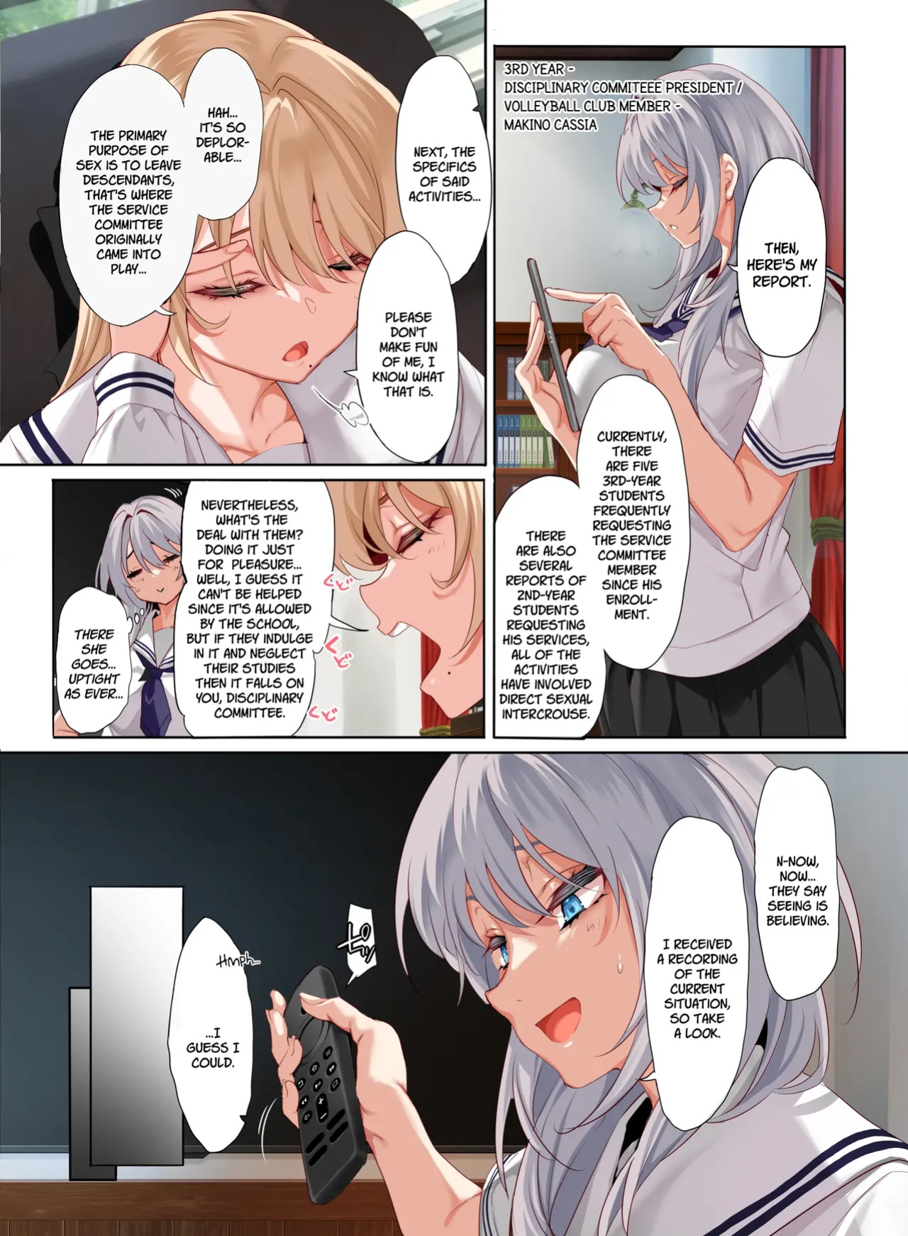 I'm the only guy in all-girl school