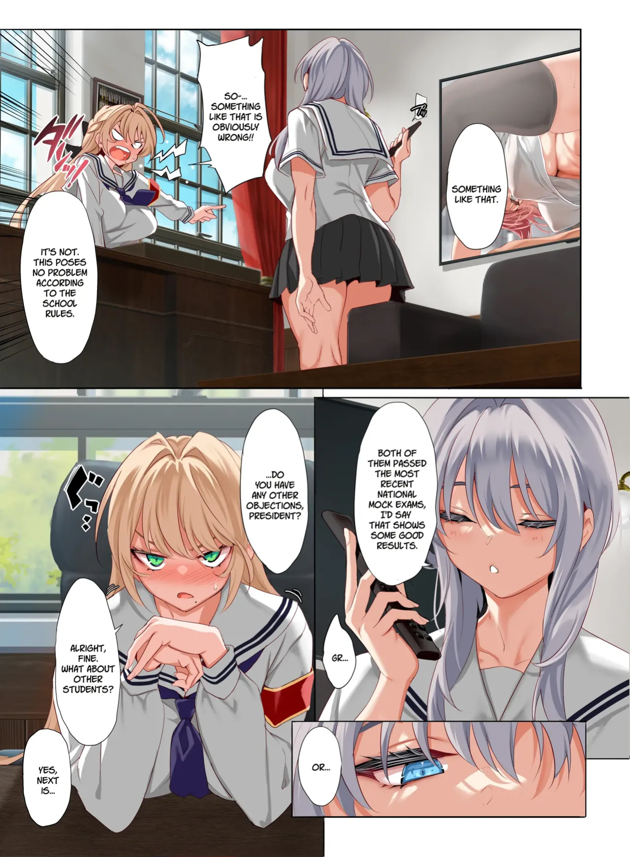 I'm the only guy in all-girl school