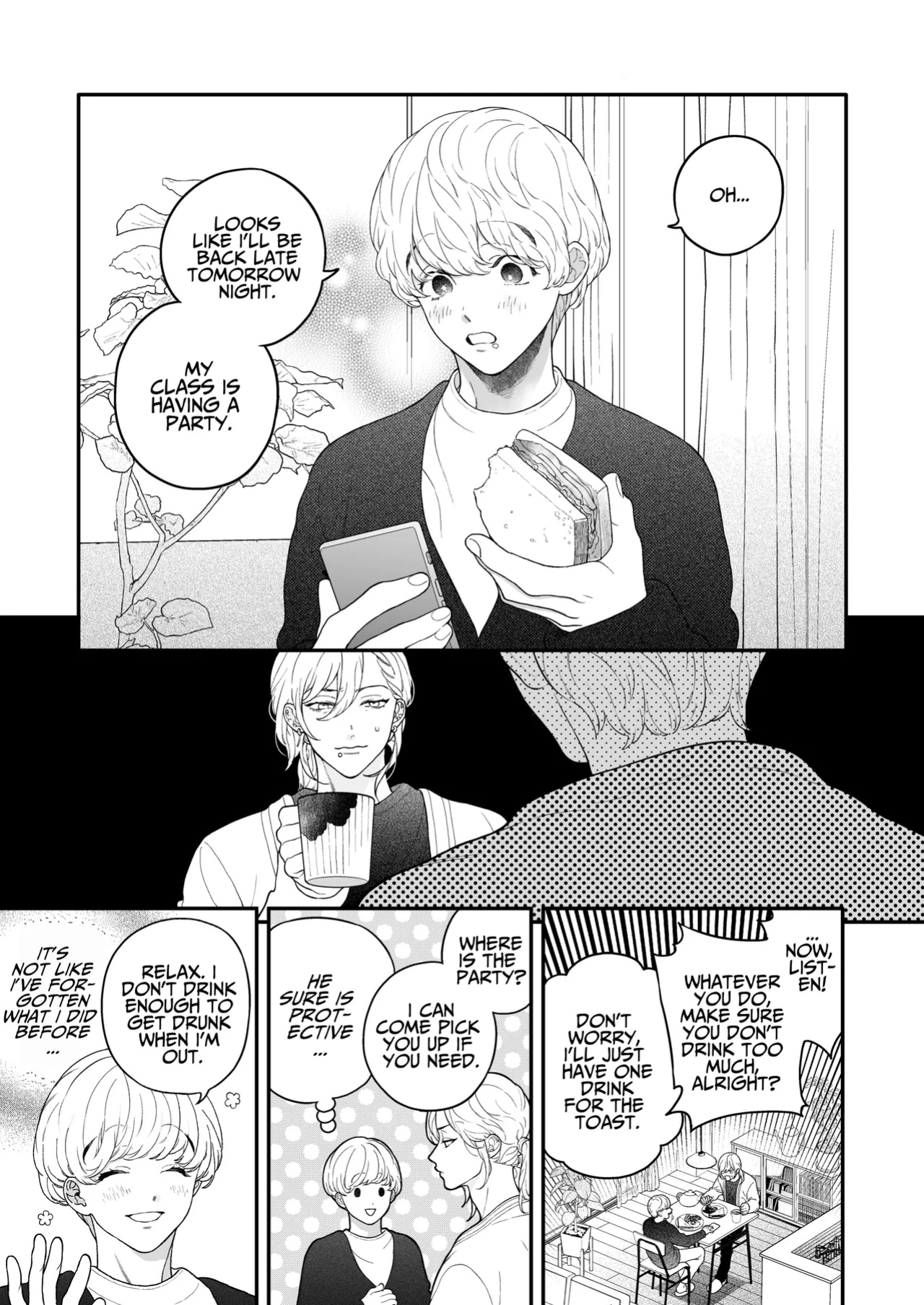 [Eden no Ringo (Nakajou Akira)] The Lewd Begging of a Drunk Boyfriend