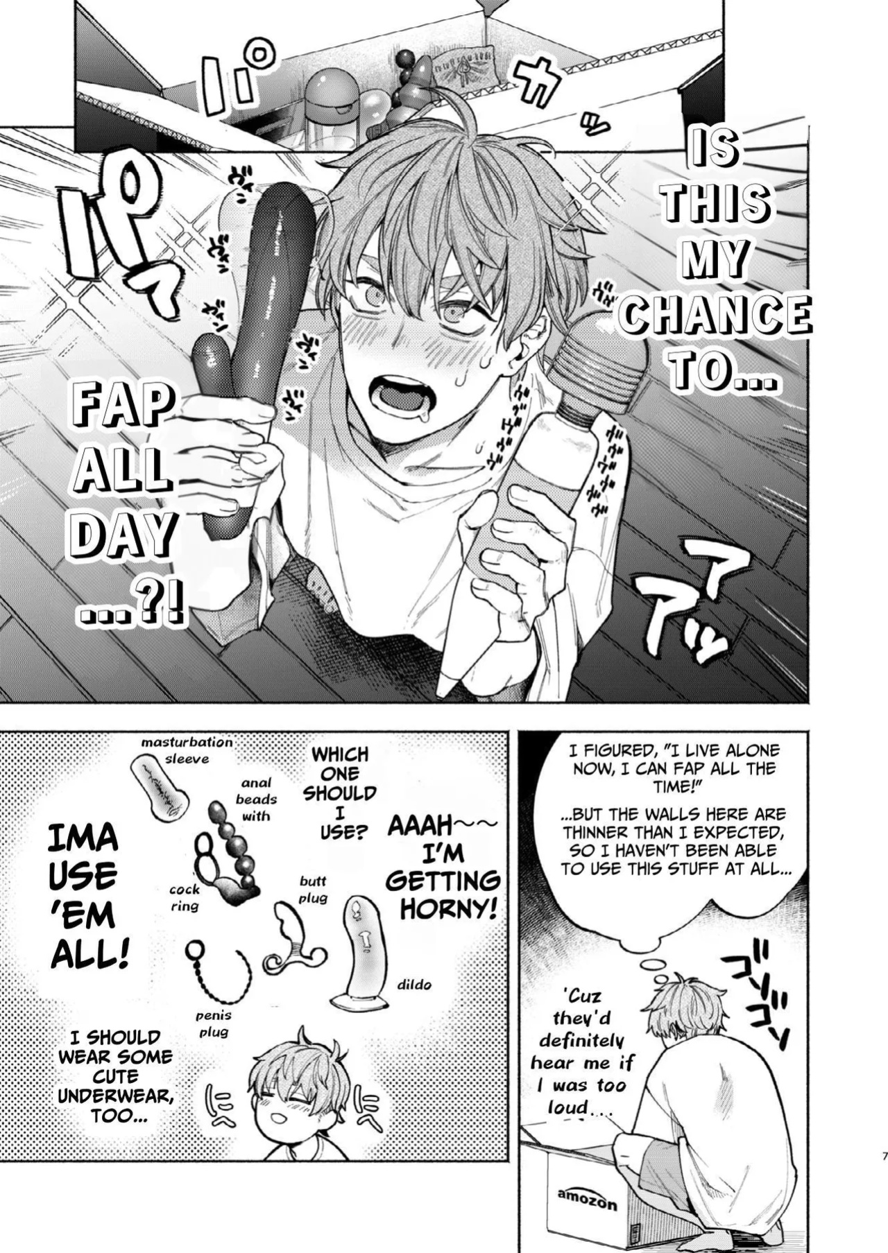 [ECHO (Echo Jiro)] It's Raining, And I've Got Time To Kill, So I'm Gonna Masturbate Like Crazy