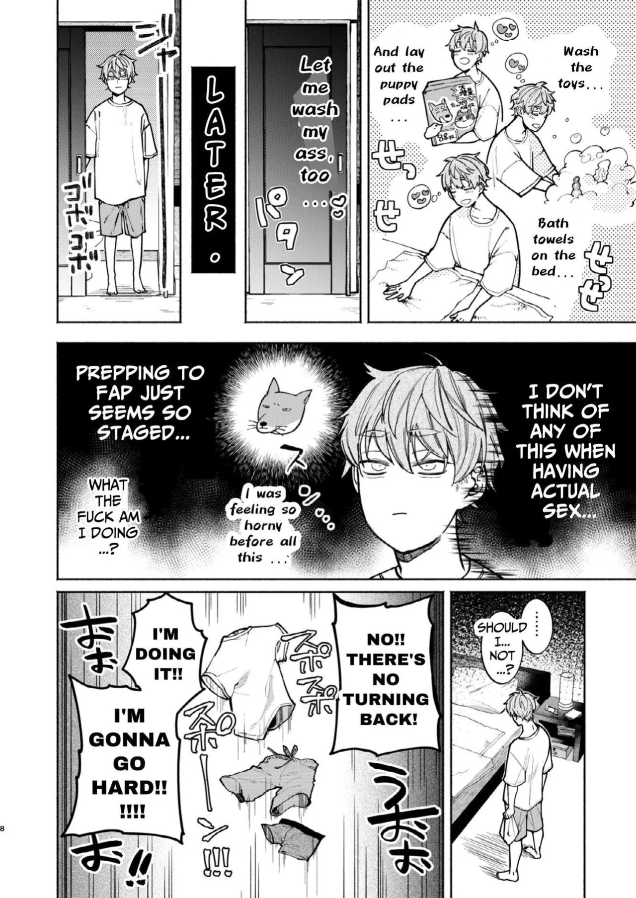 [ECHO (Echo Jiro)] It's Raining, And I've Got Time To Kill, So I'm Gonna Masturbate Like Crazy