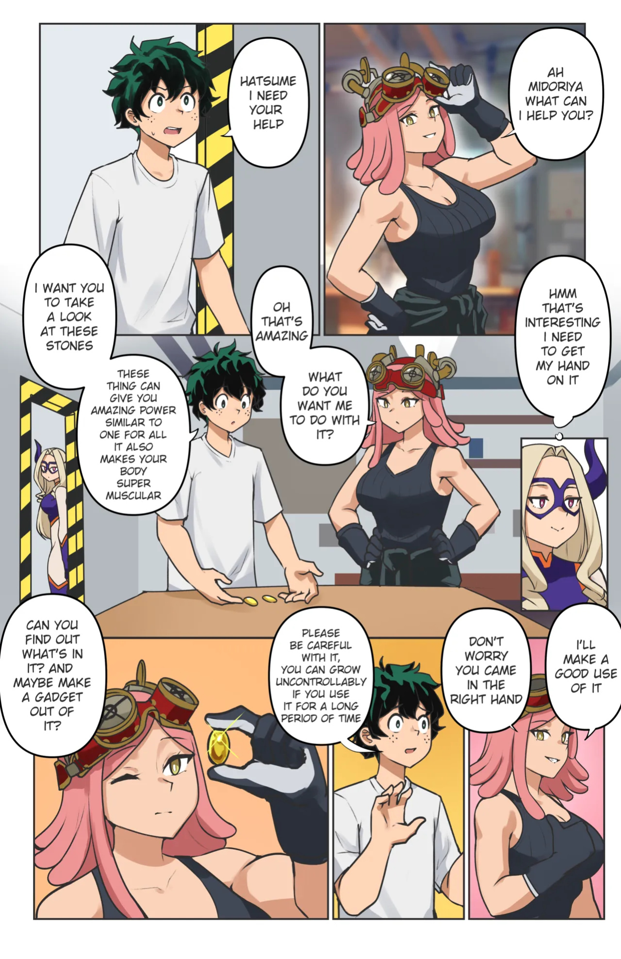 [Musctonk] Mt. Lady Comic + Mirko Comic