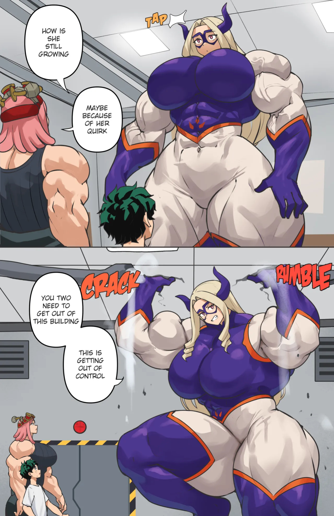 [Musctonk] Mt. Lady Comic + Mirko Comic