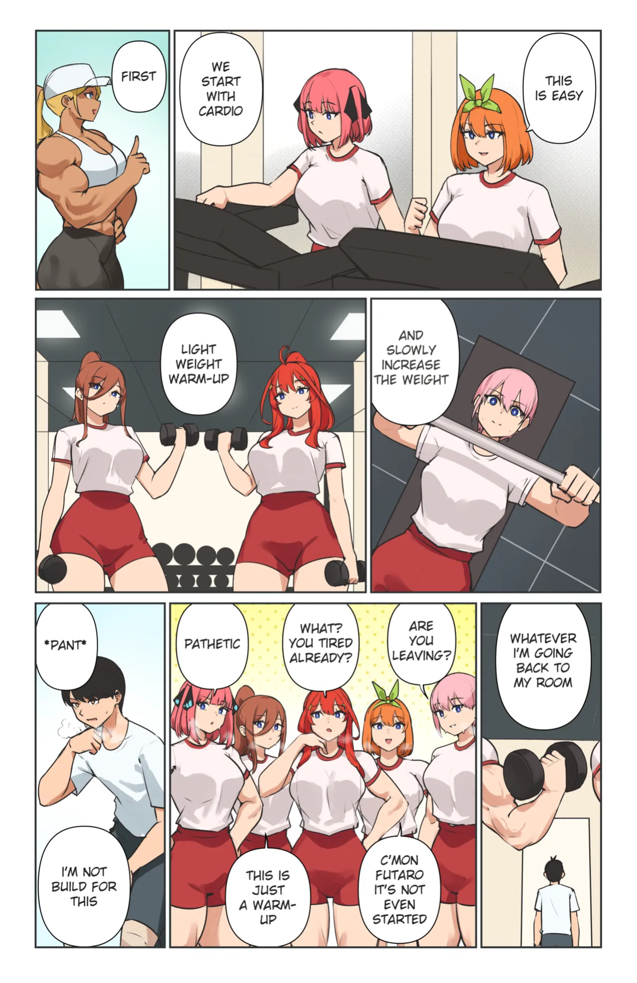 [Musctonk] Quintessential Quintuplets Comic + Bonus comic