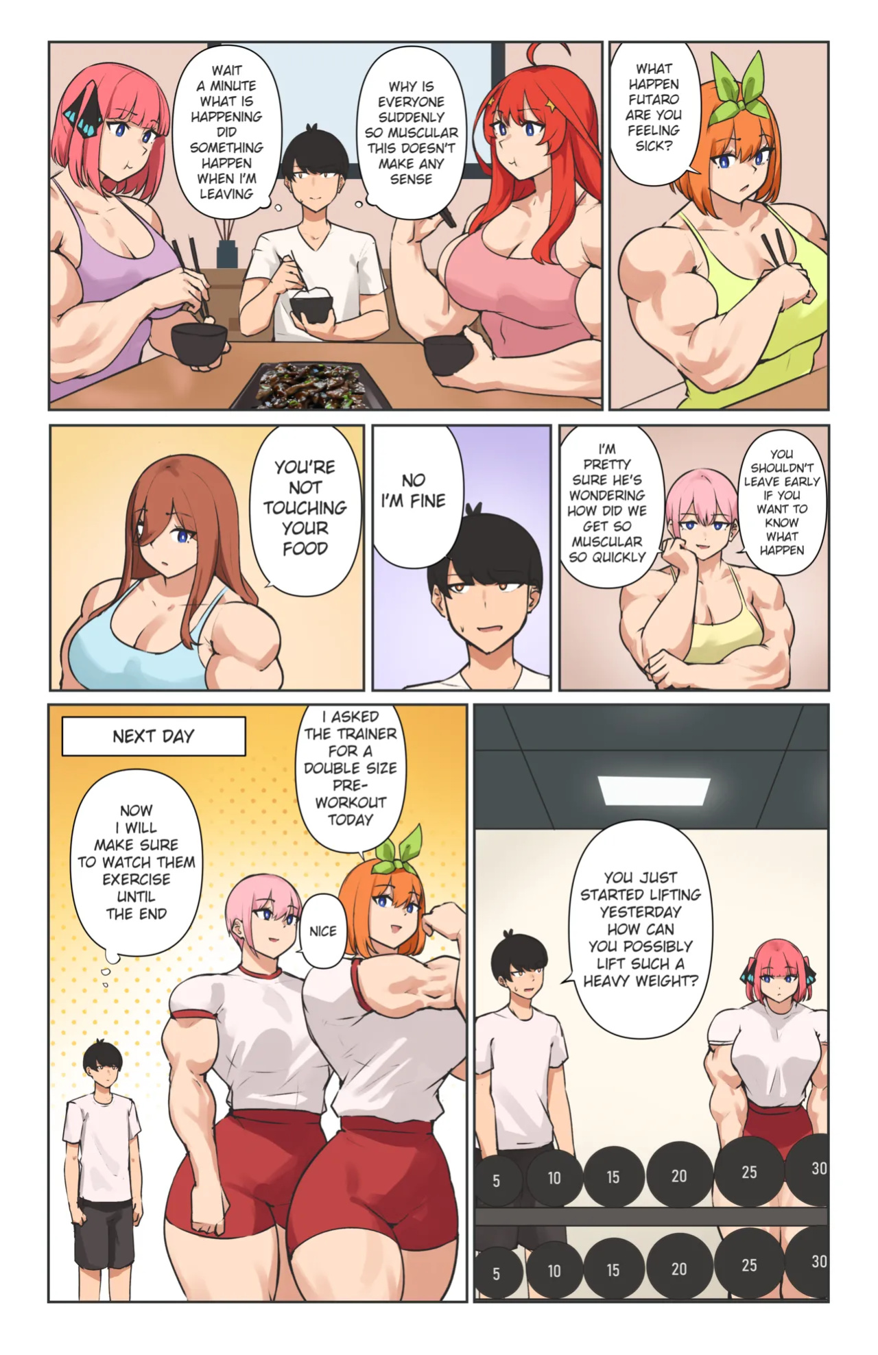 [Musctonk] Quintessential Quintuplets Comic + Bonus comic