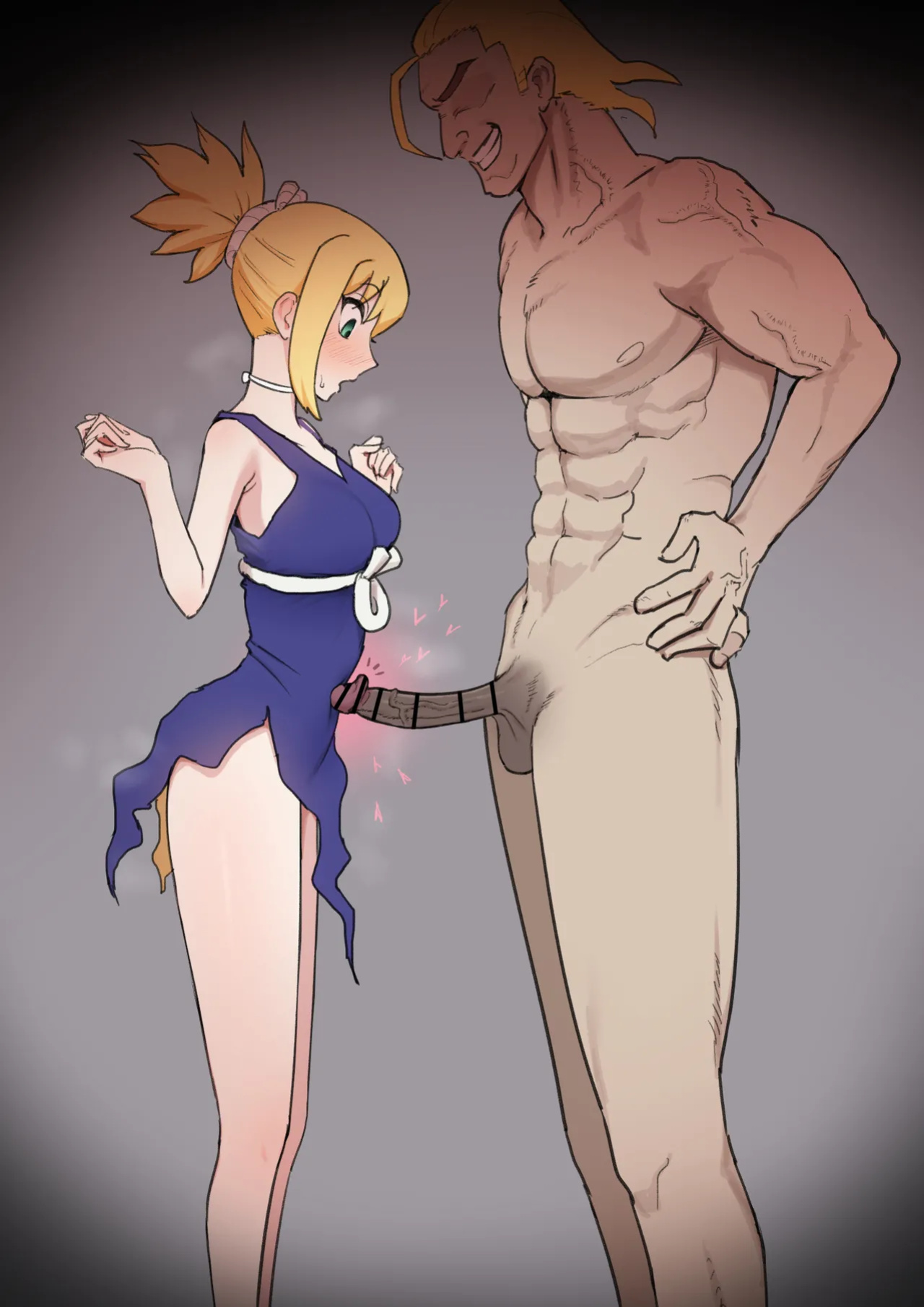 [Giga] Kohaku × Magma Tsuyoi Otoko ga Subete no Mura de… ♥ (Dr. STONE) [Fated Circle]