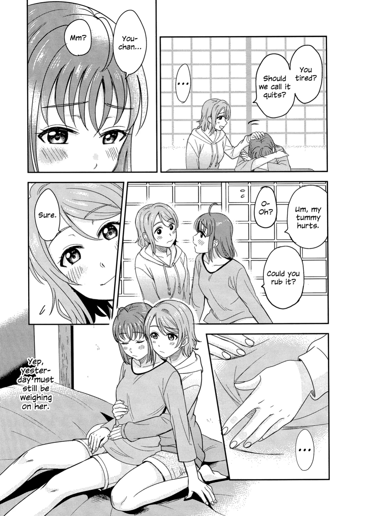 (C95) [Mushiyaki!! (Kanbayashi Makoto)] Hold Me Tight (Love Live! Sunshine!!)