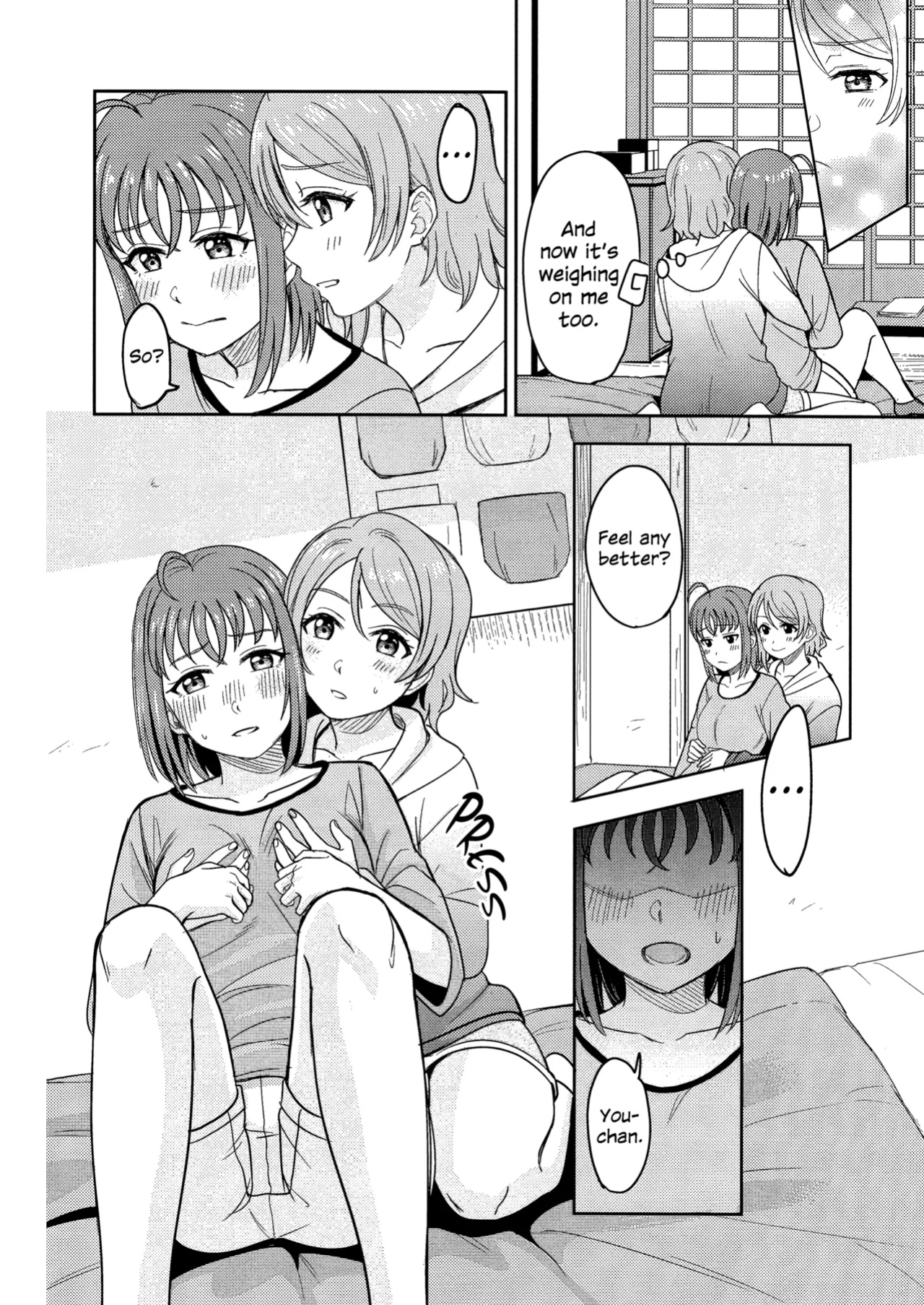 (C95) [Mushiyaki!! (Kanbayashi Makoto)] Hold Me Tight (Love Live! Sunshine!!)