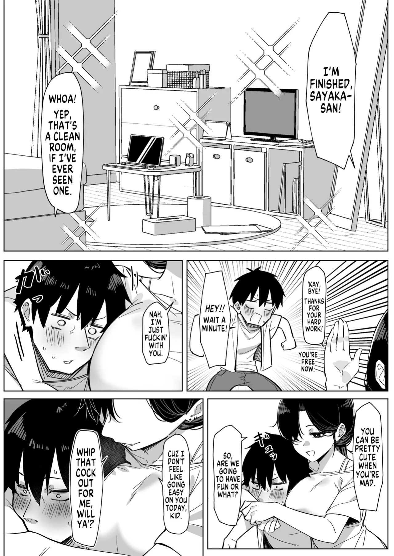 [MM] Darashinai tonari no OL | Sloppy OL Neighbour [MegaFagget]