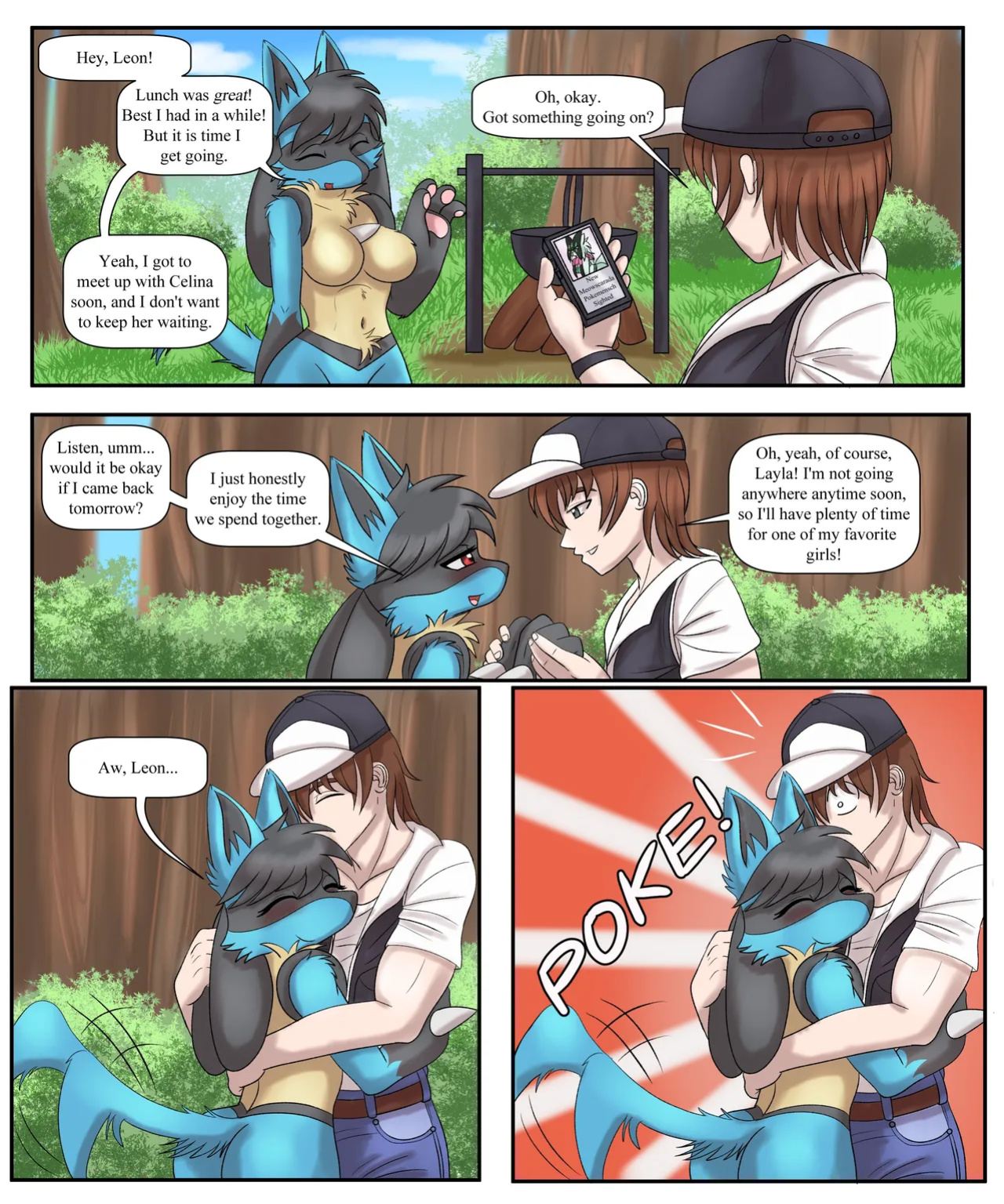 [SaikyoRyuuougi (DocSye)] Pokemensch - Layla's Decision + Extras