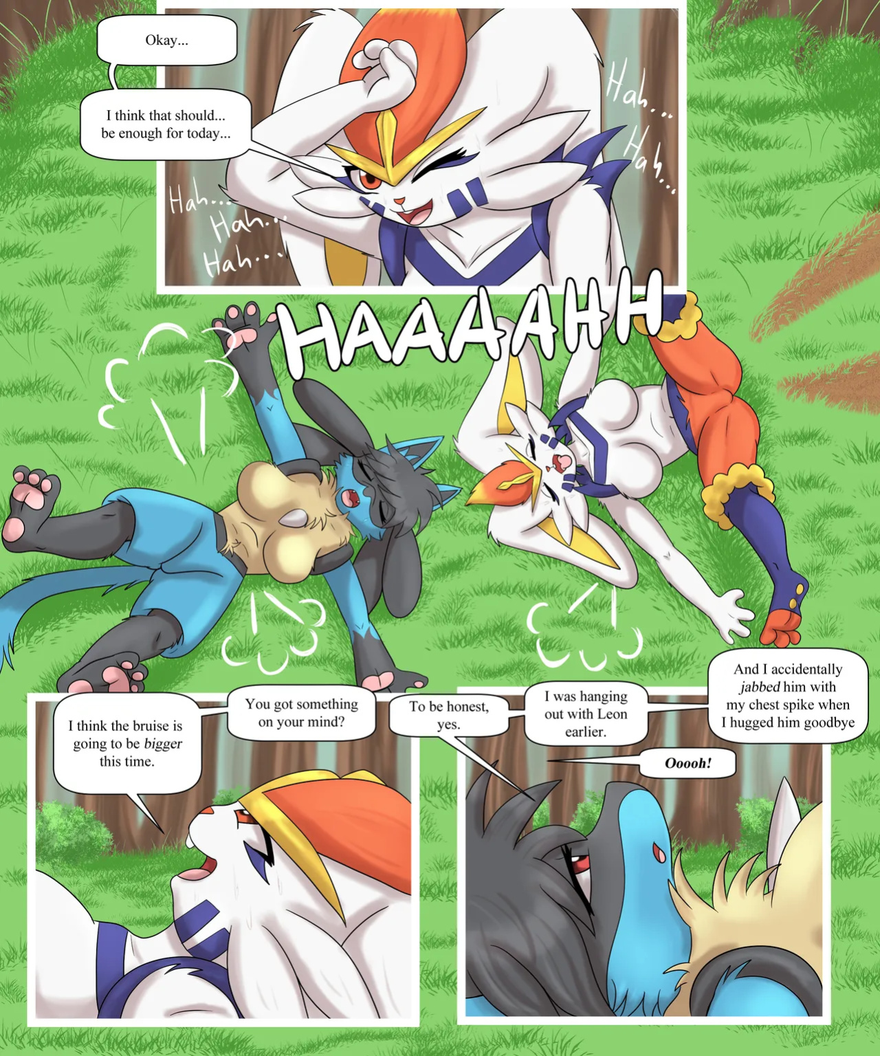 [SaikyoRyuuougi (DocSye)] Pokemensch - Layla's Decision + Extras