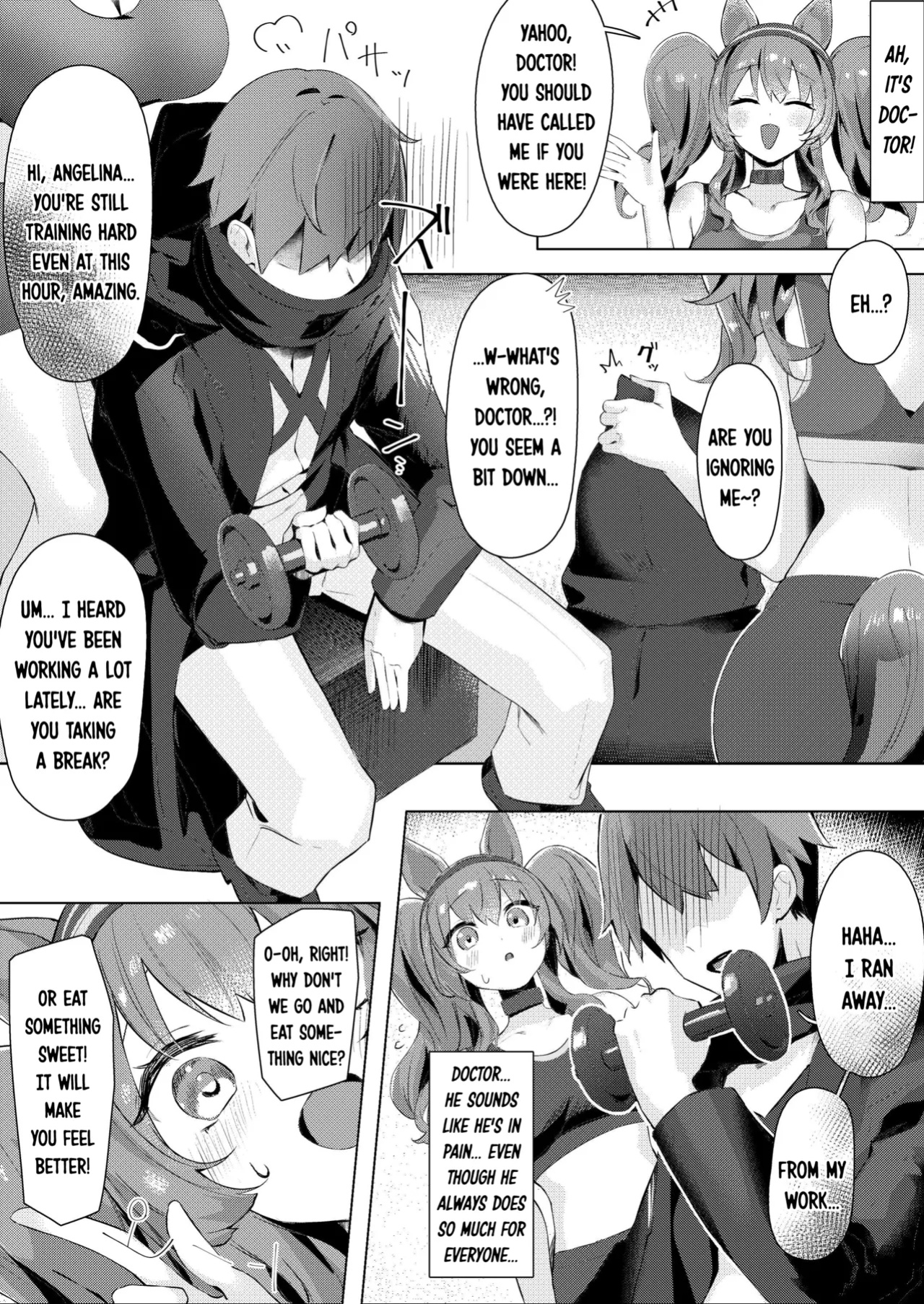 [Neko no Youchuu Kansatsukai (Neko no Youchuu)] Angelina dolce (Arknights) [DKKMD Translations]