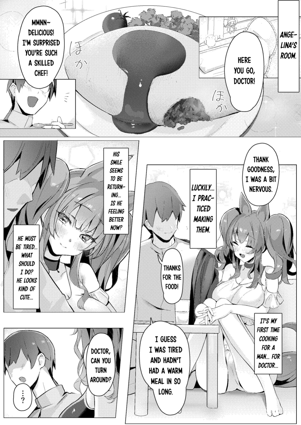[Neko no Youchuu Kansatsukai (Neko no Youchuu)] Angelina dolce (Arknights) [DKKMD Translations]