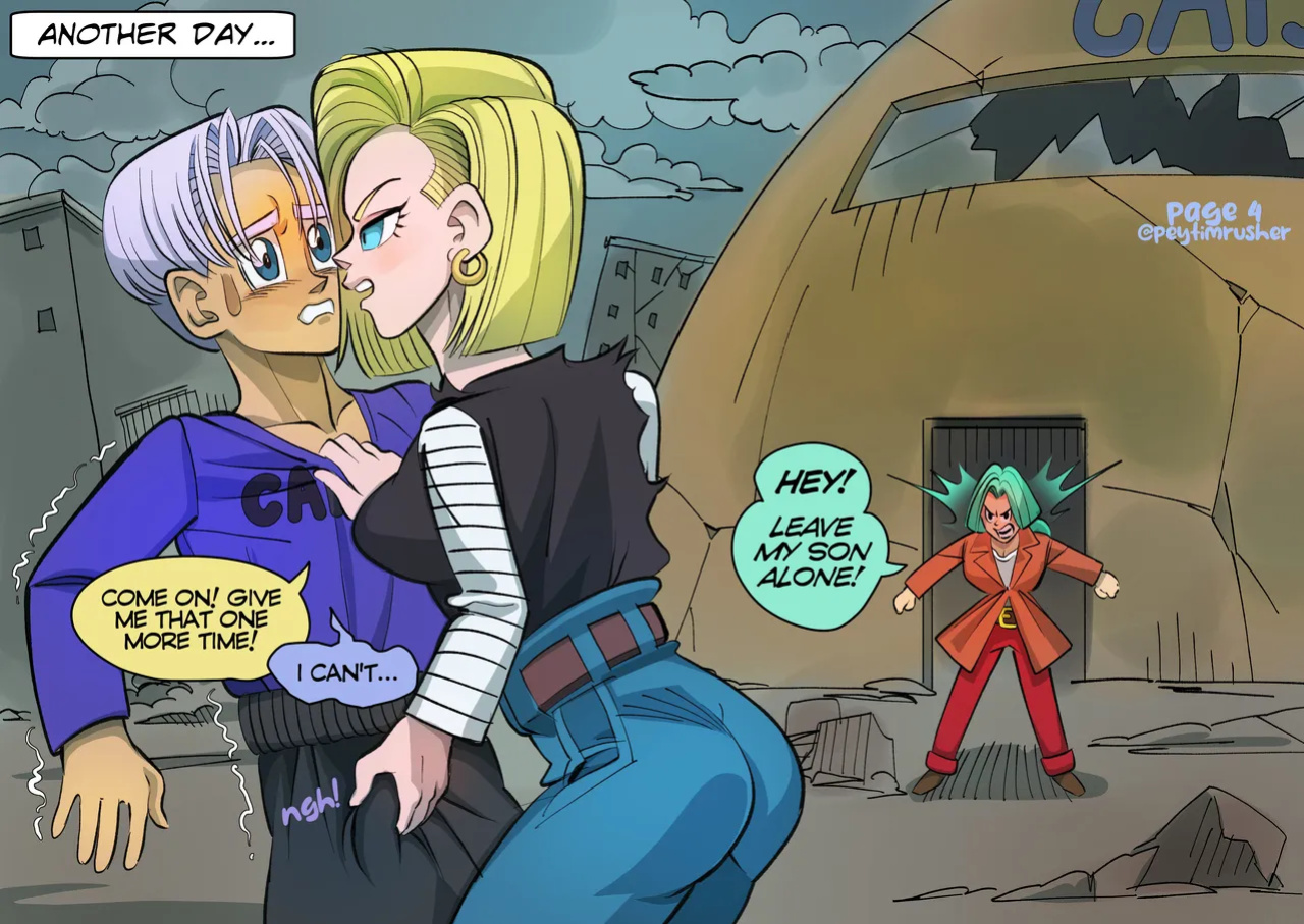 [Peytim Rusher] Future saga: Android 18 vs Bulma and Trunks (Dragon Ball Z)