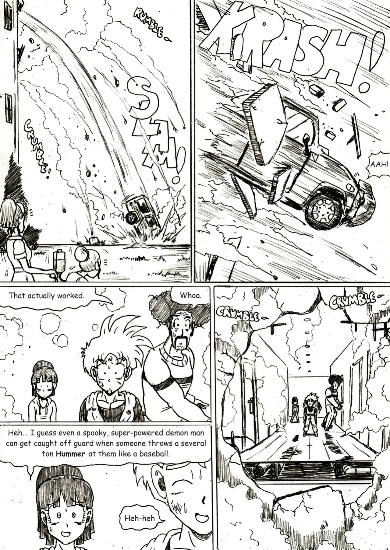 [TheWriteFiction] DRAGONBALL Z Golden Age - Chapter 12 - Past Demons