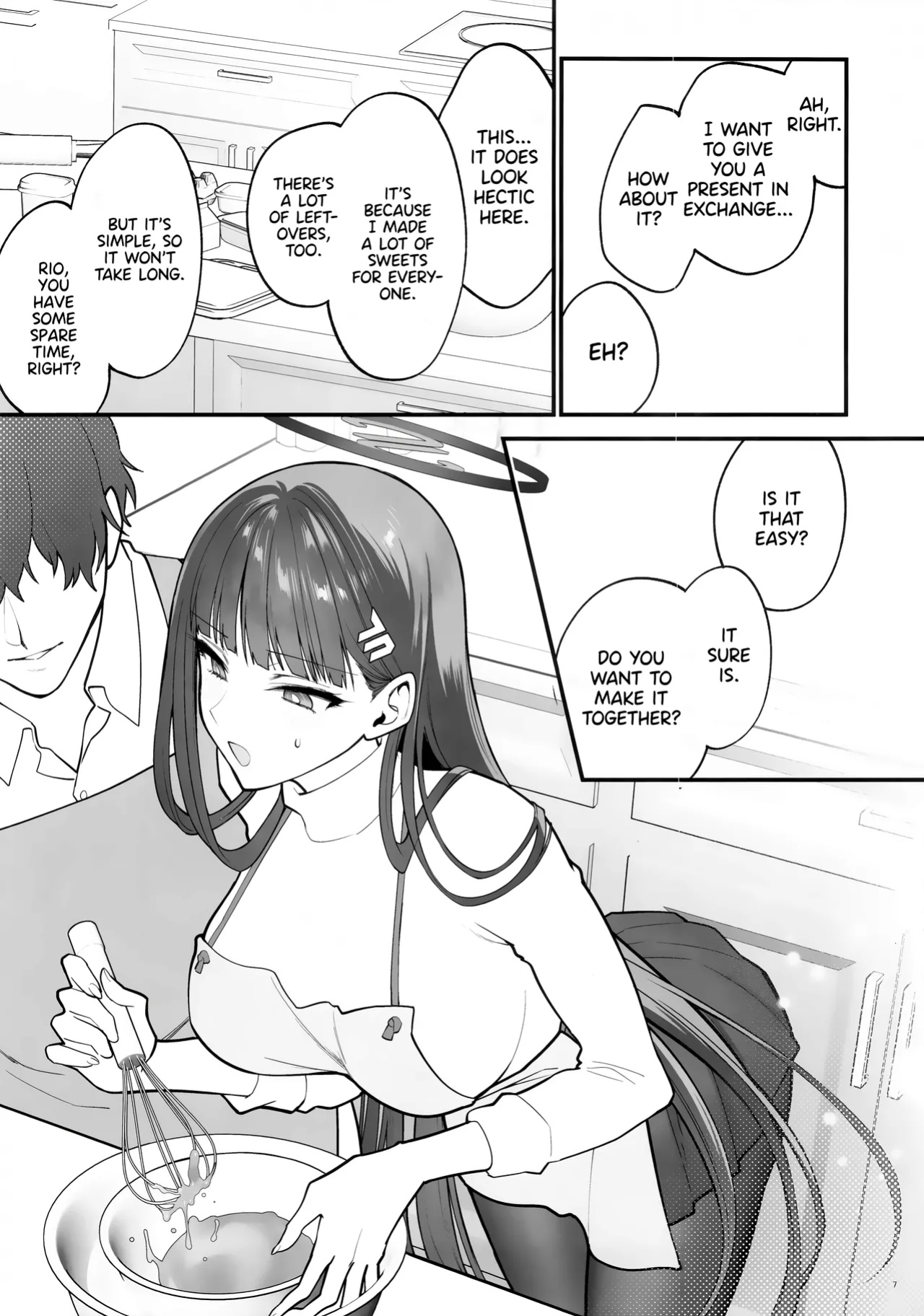 (Sensei no Archive 11) [SKK (Syoukaki)] CHOCOLATE & CREAM (Blue Archive) [Pinandhita論理型]