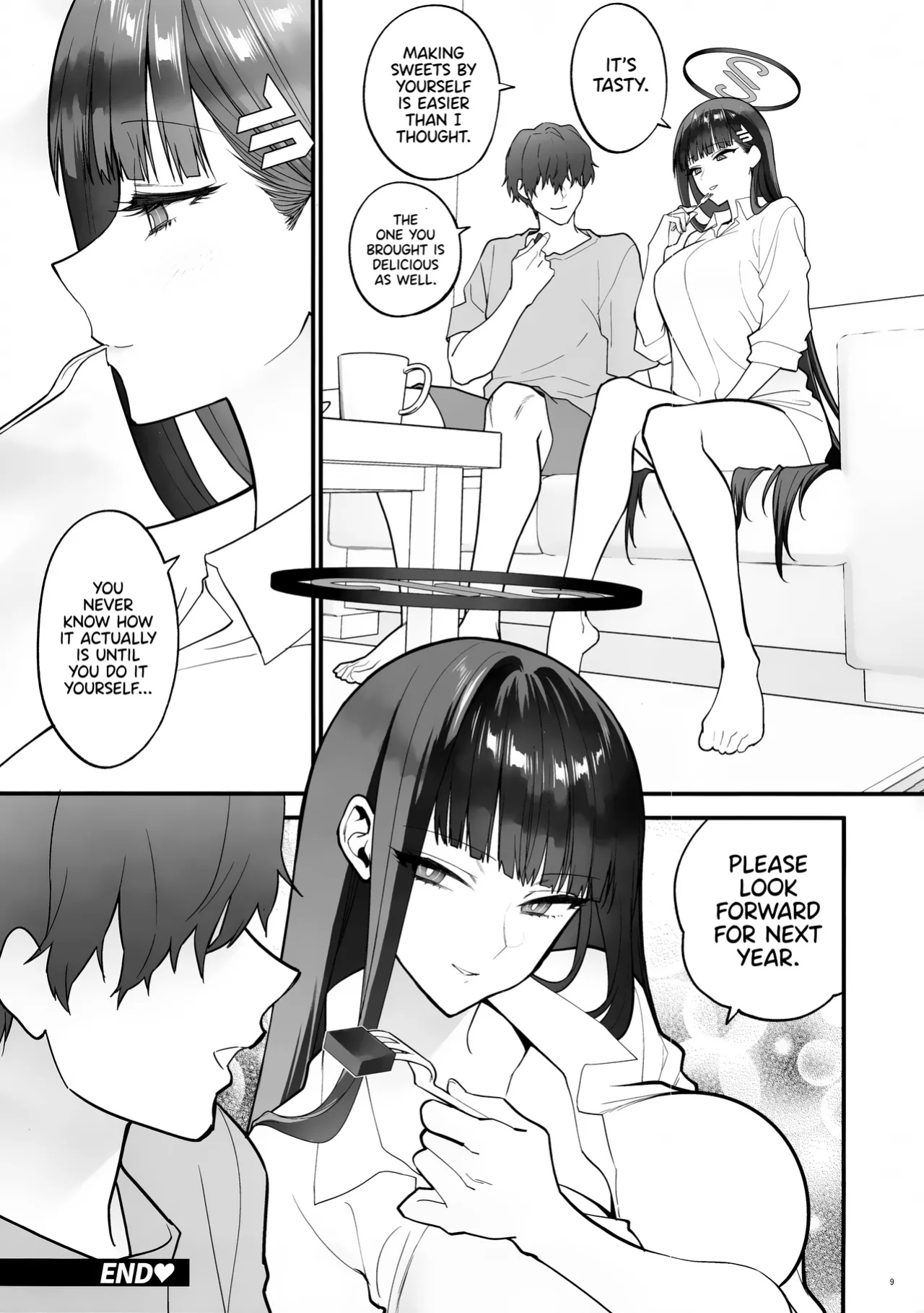(Sensei no Archive 11) [SKK (Syoukaki)] CHOCOLATE & CREAM (Blue Archive) [Pinandhita論理型]