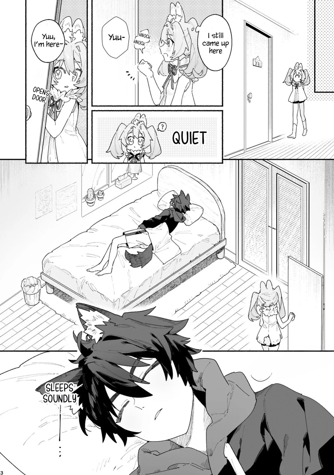Boy For Bottom: Bunny Girl x Wolf Boy