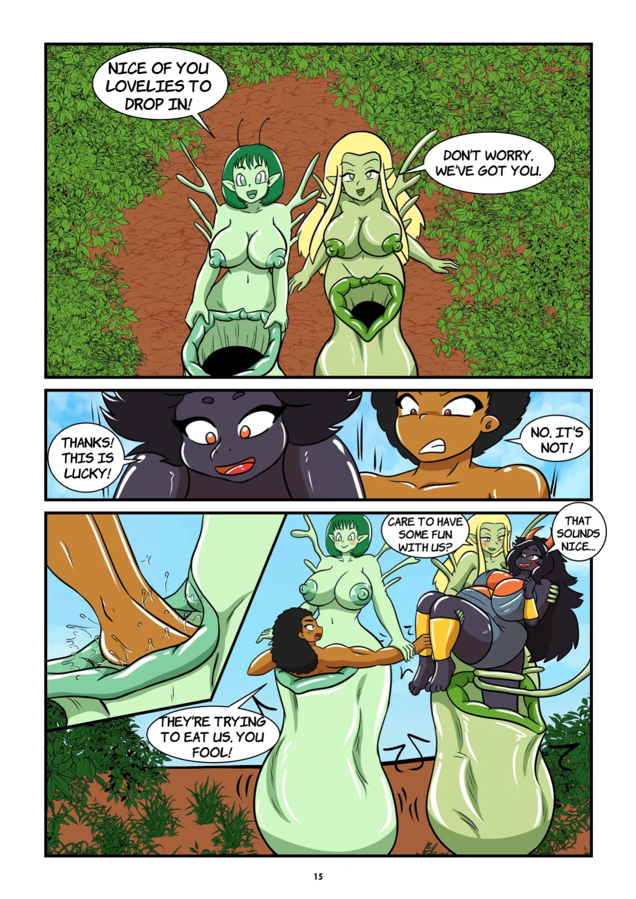 [LadyDrasami] Willow's Guide to Carnivorous Plantgirls Vol. 1: Pitcher Plants