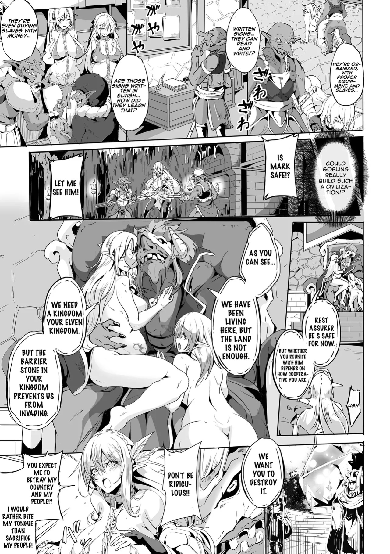 [KaKakaka] Female Elves of the Goblin Country Ch. 1 | Kooni no Kuni no Mesu Elf Ch. 1 (Kukkoro Heroines Vol. 24) [Aishi21]