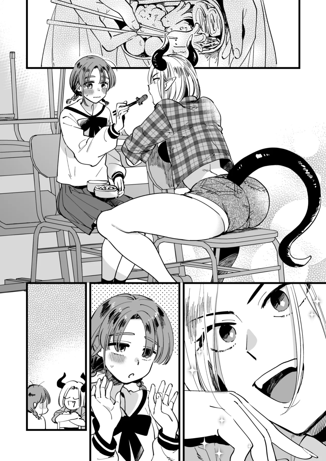 [Yukataro] Sabishi Katta node Akuma o Shoukan shitara Taika to shite Futanari Yuri Ecchi Saserarete Shimau