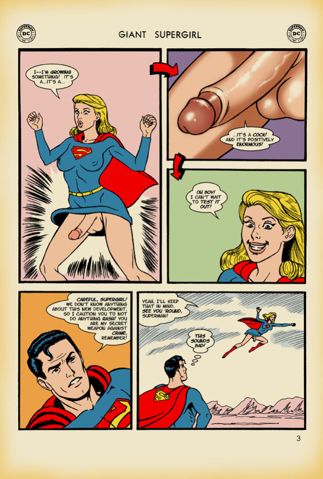 [JK Blacklin] Giant Supergirl - The Thing from Space! (Superman)