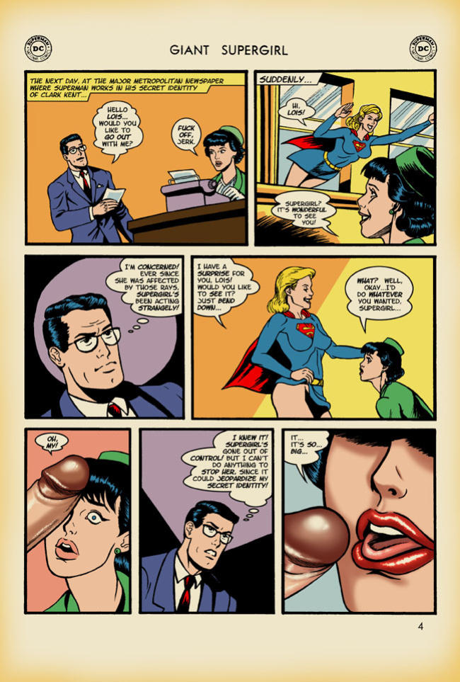 [JK Blacklin] Giant Supergirl - The Thing from Space! (Superman)