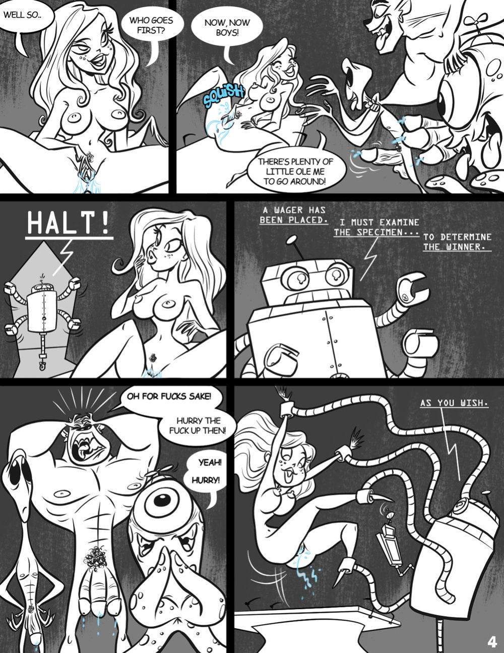 [Rick Fields] Sci-Fi Contest Comic