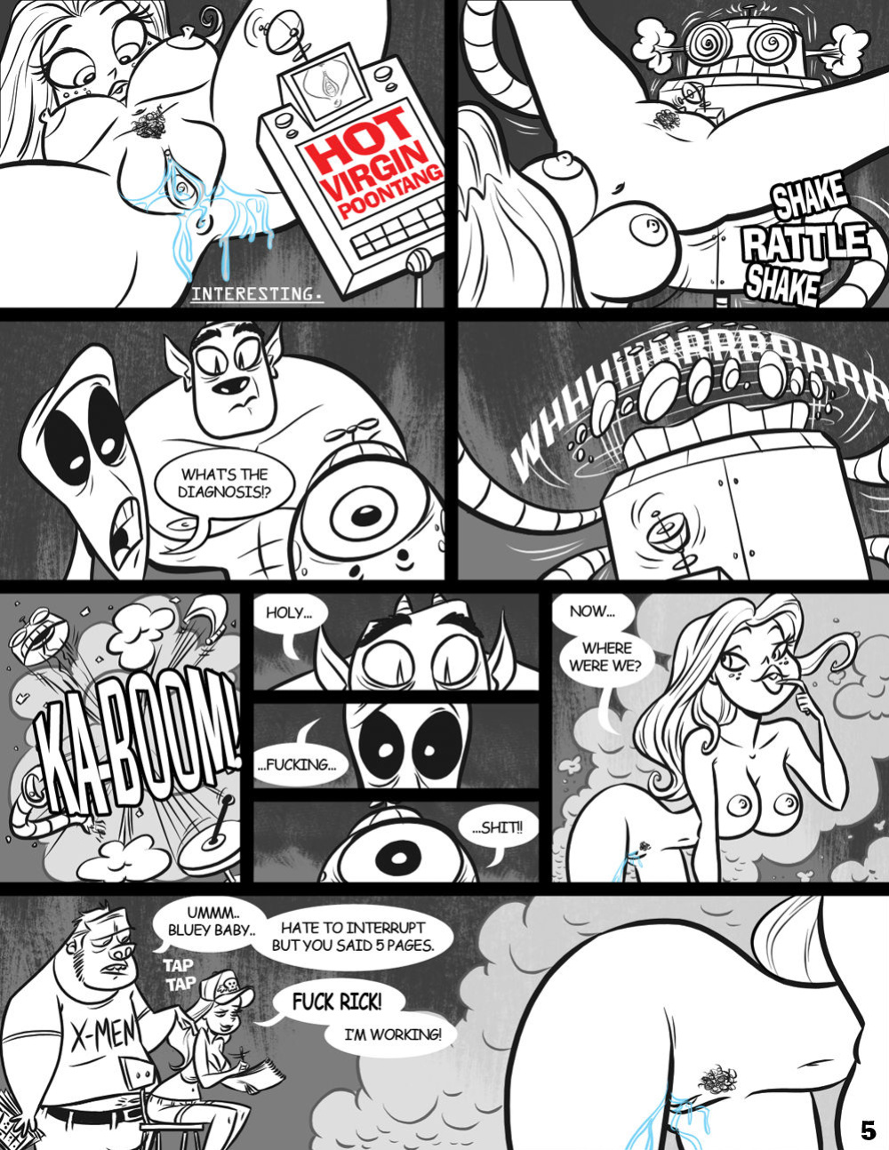 [Rick Fields] Sci-Fi Contest Comic