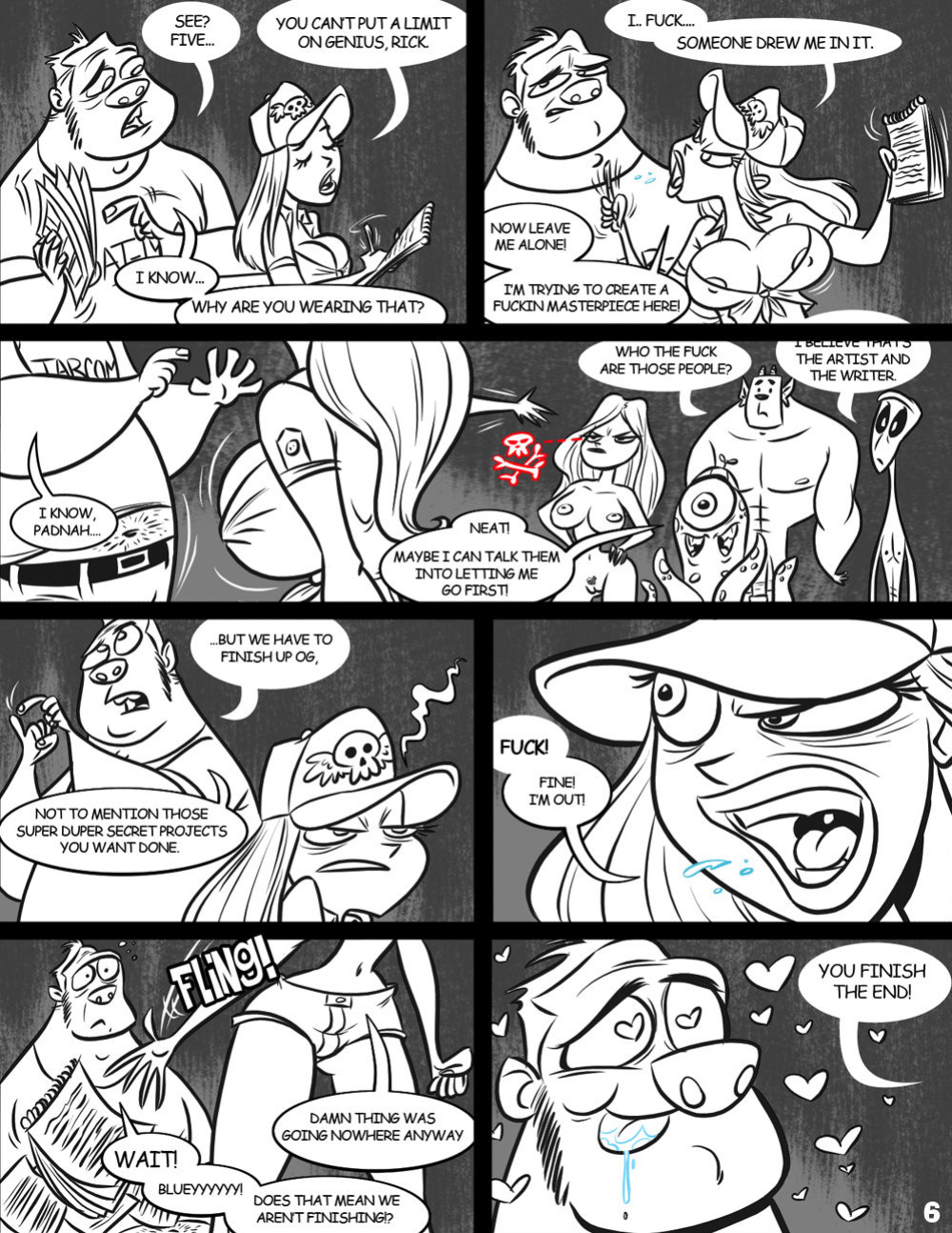 [Rick Fields] Sci-Fi Contest Comic