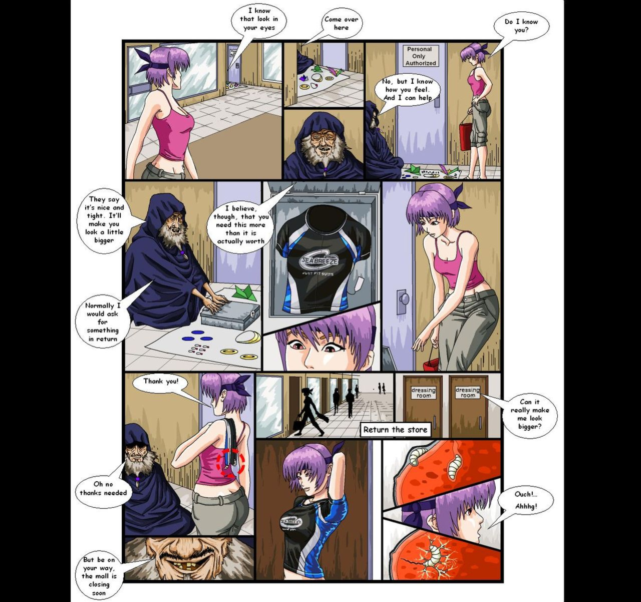 [Mangrowing] Ayane's Bug Story (Dead or Alive)